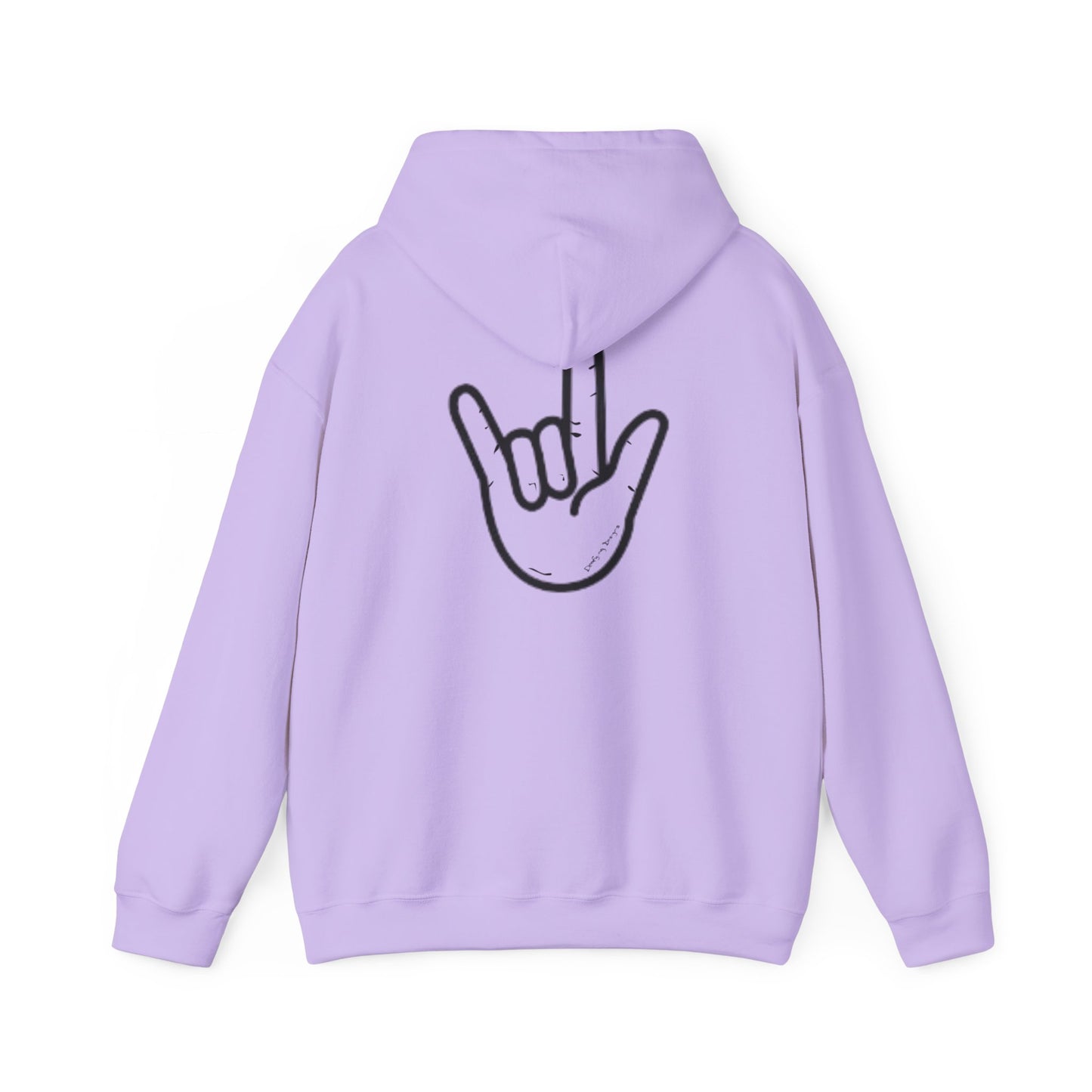 ILY Unisex Hooded Sweatshirt Front/Back