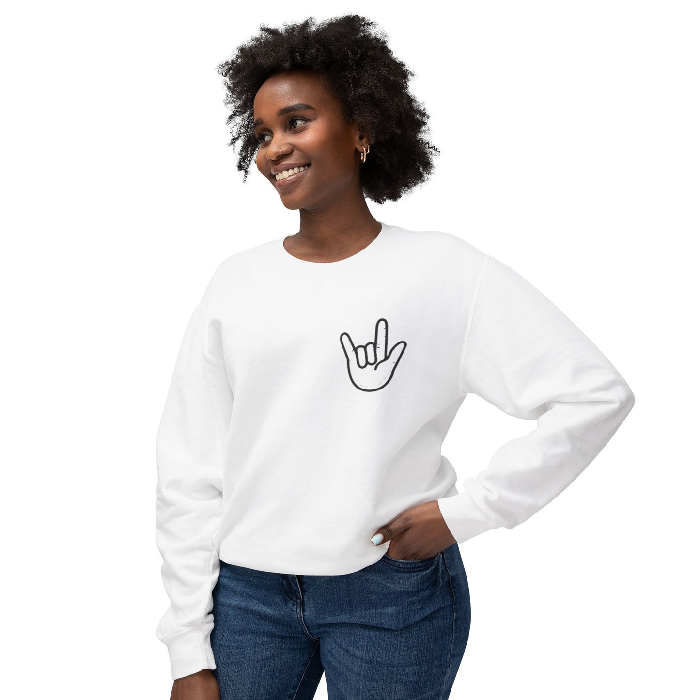 ILY Unisex Crewneck Front/Back