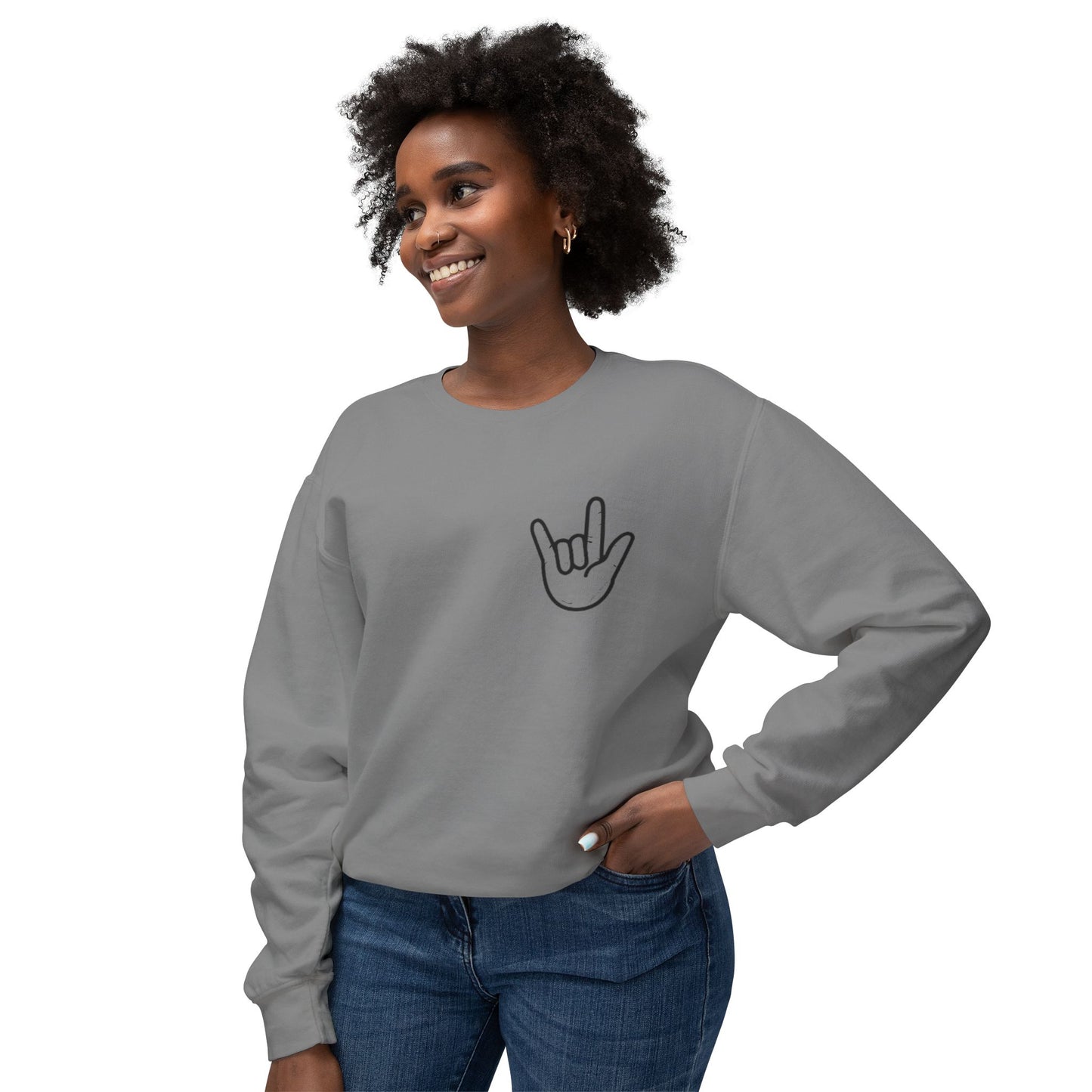 ILY Unisex Crewneck Front/Back