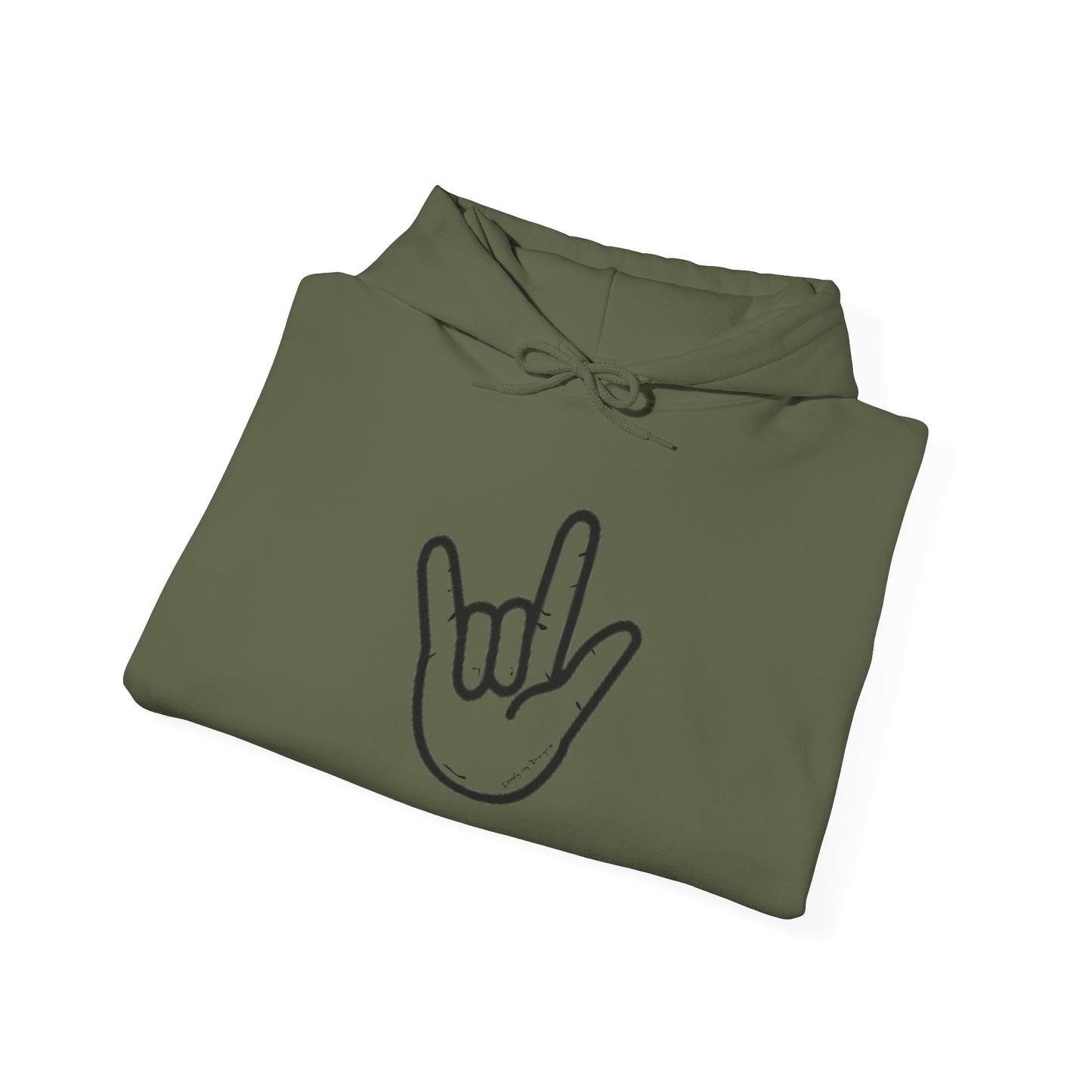 ILY Unisex Hooded Sweatshirt