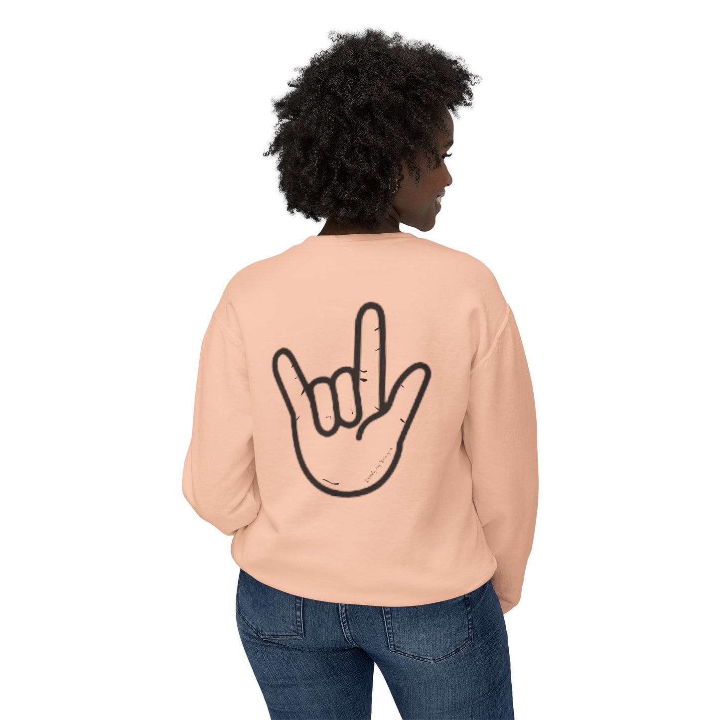 ILY Unisex Crewneck Front/Back