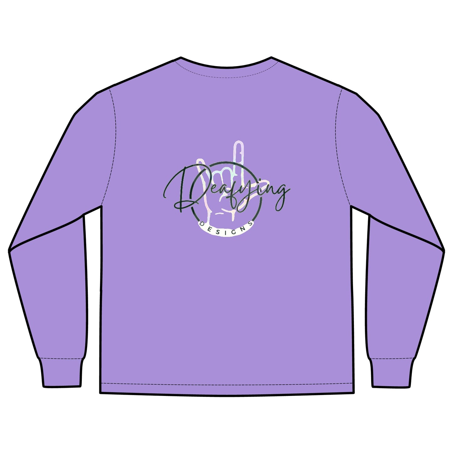 Deafying Designs Unisex Long Sleeve with Pocket