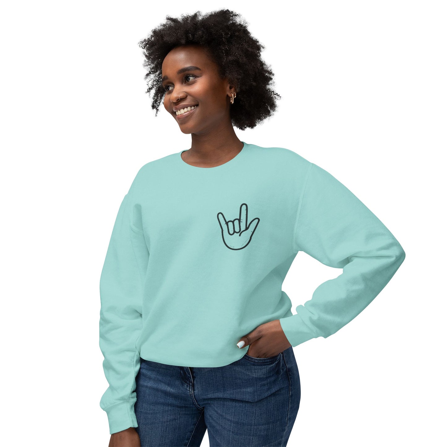 ILY Unisex Crewneck Front/Back