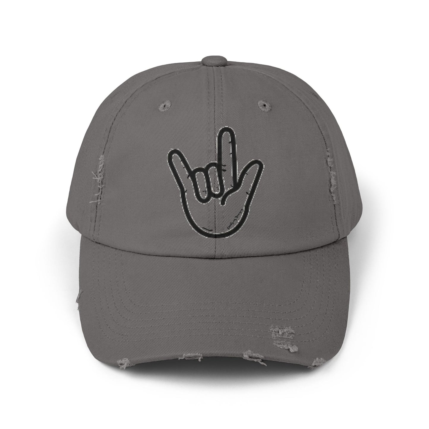 ILY Unisex Distressed Baseball Hat