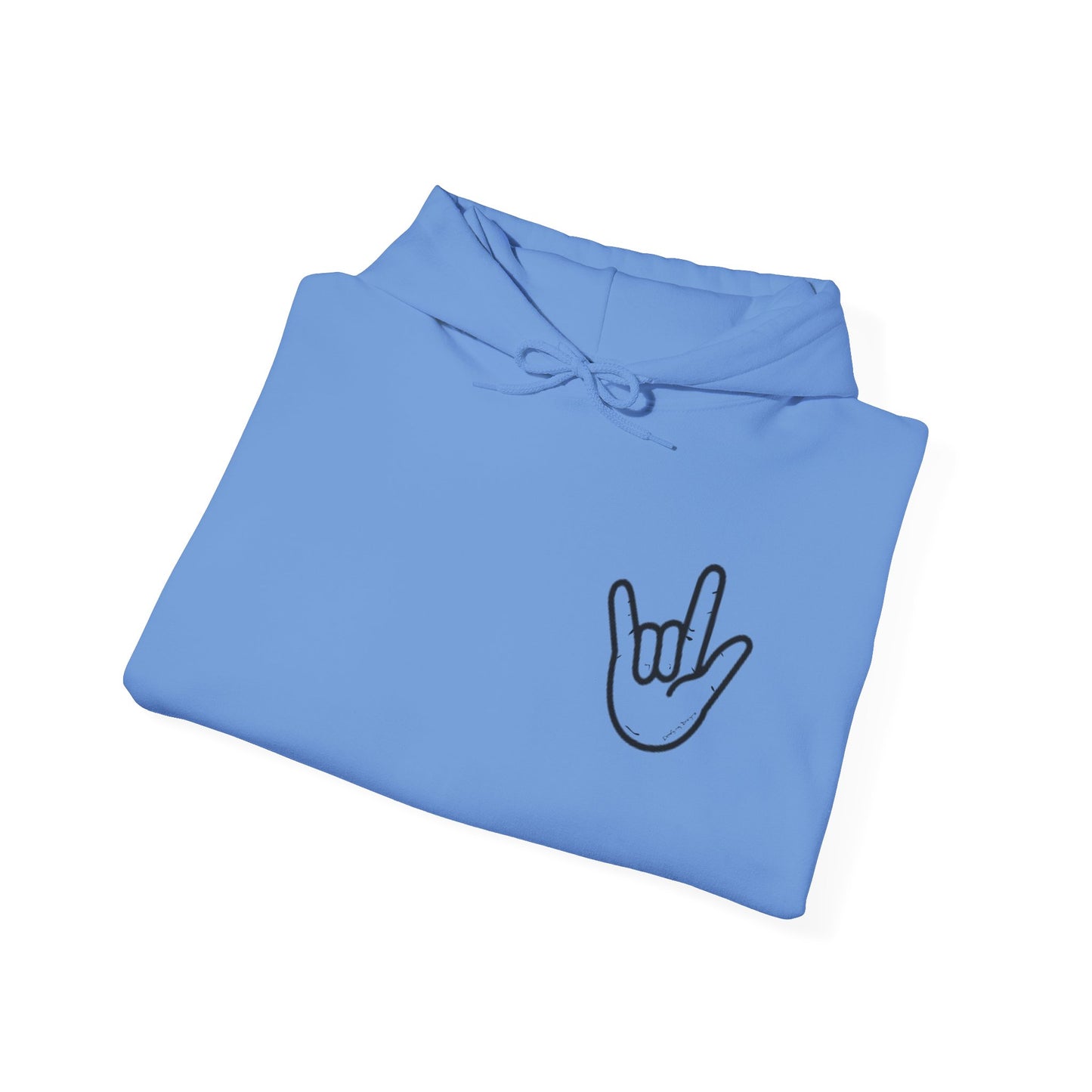ILY Unisex Hooded Sweatshirt Front/Back