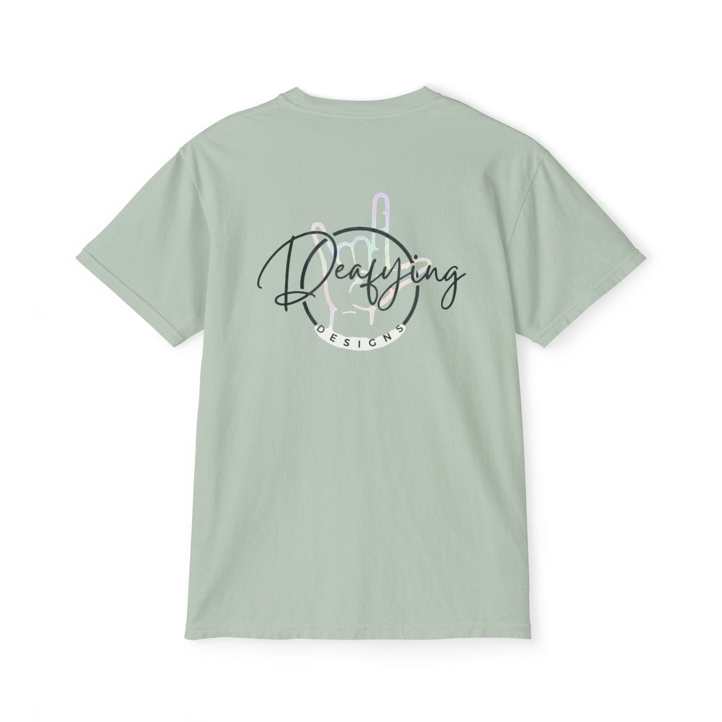 Deafying Designs Unisex Pocket T-Shirt