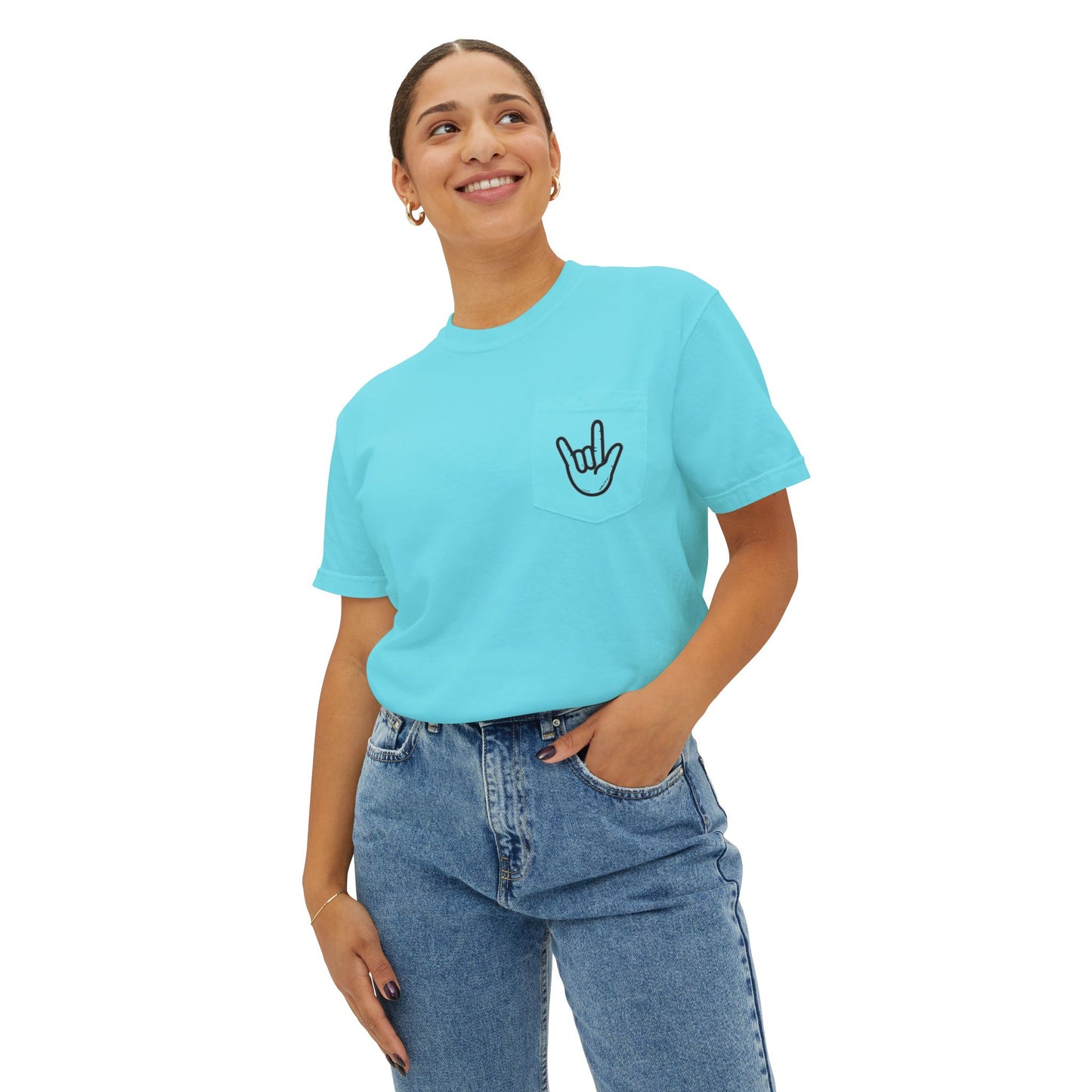 ILY Unisex Pocket T-Shirt