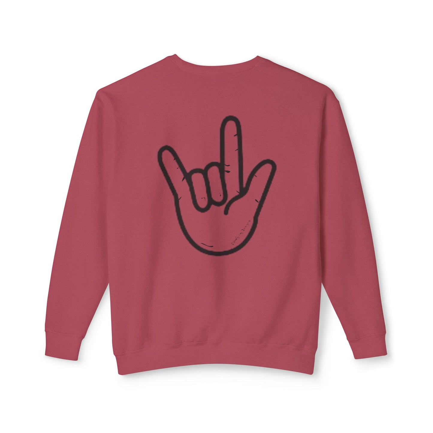 ILY Unisex Crewneck Front/Back