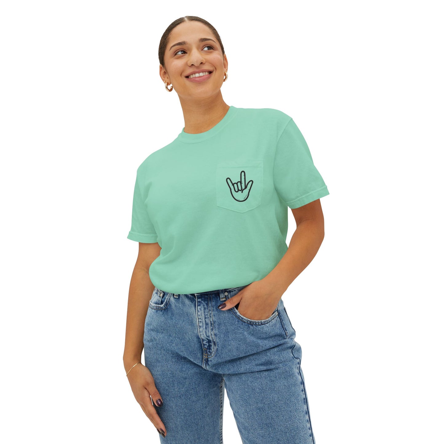 ILY Unisex Pocket T-Shirt