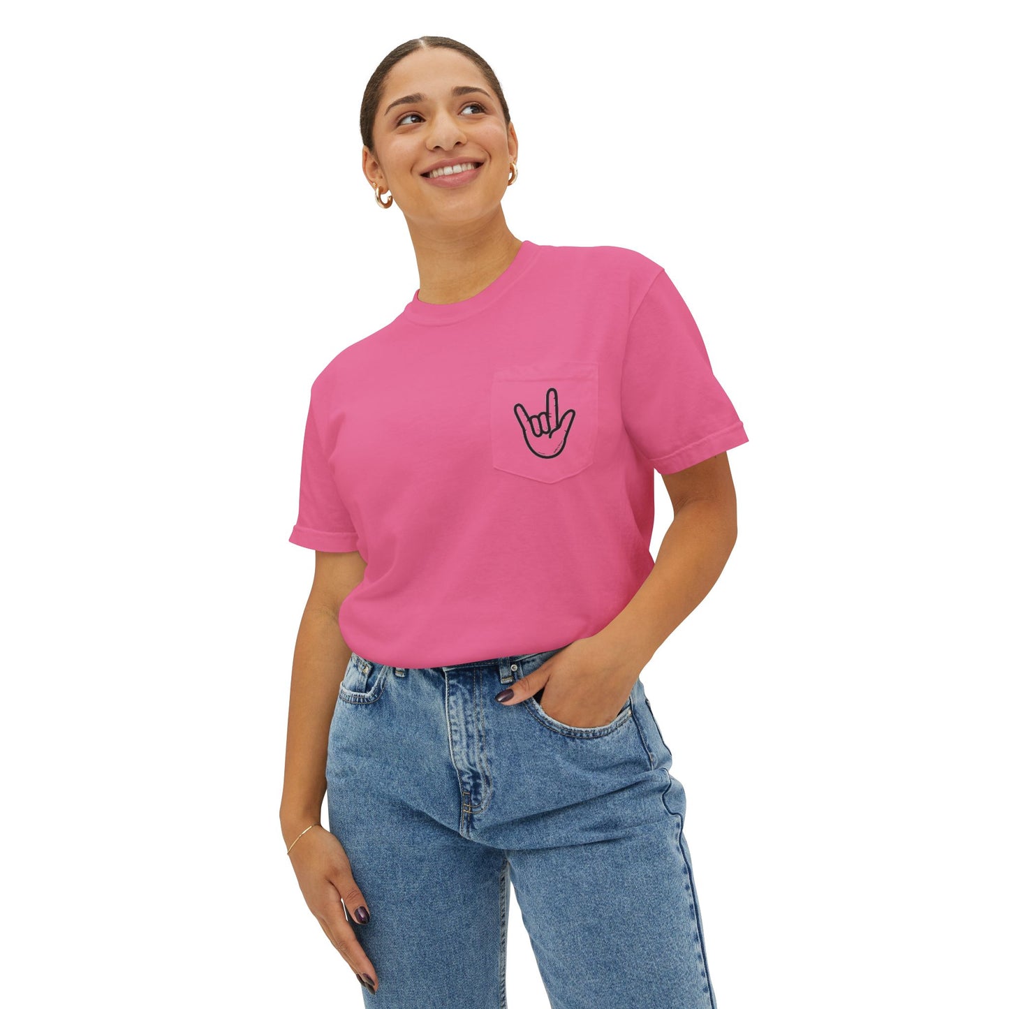 ILY Unisex Pocket T-Shirt