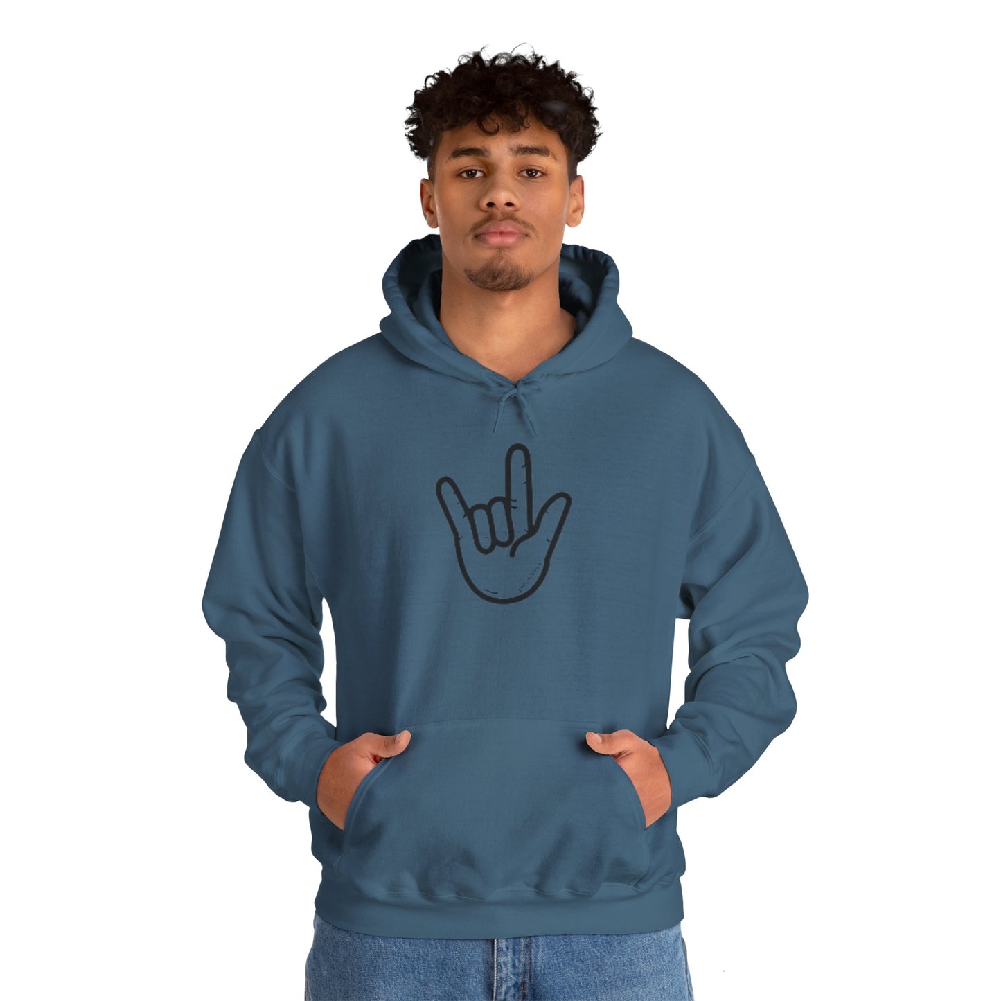 ILY Unisex Hooded Sweatshirt