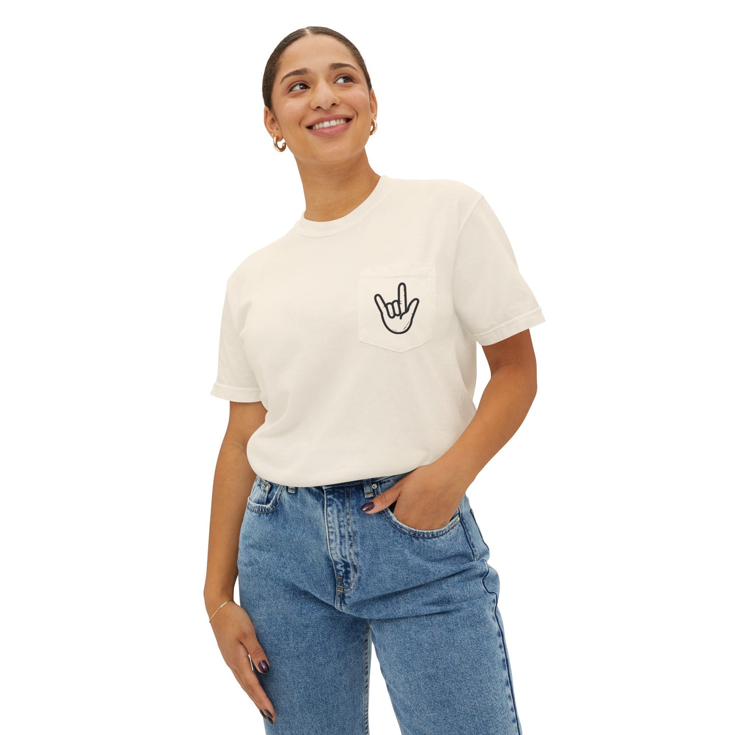 ILY Unisex Pocket T-Shirt