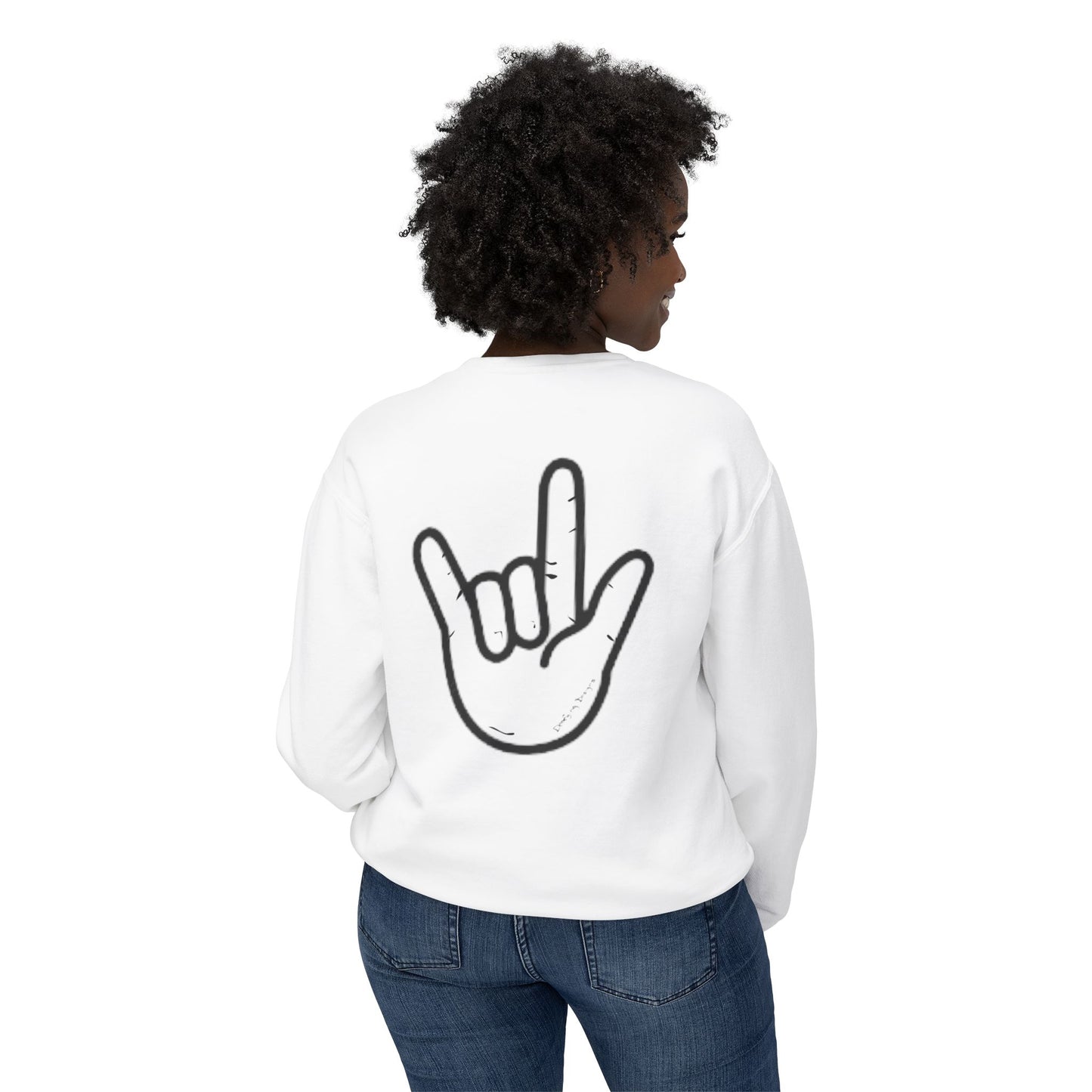 ILY Unisex Crewneck Front/Back
