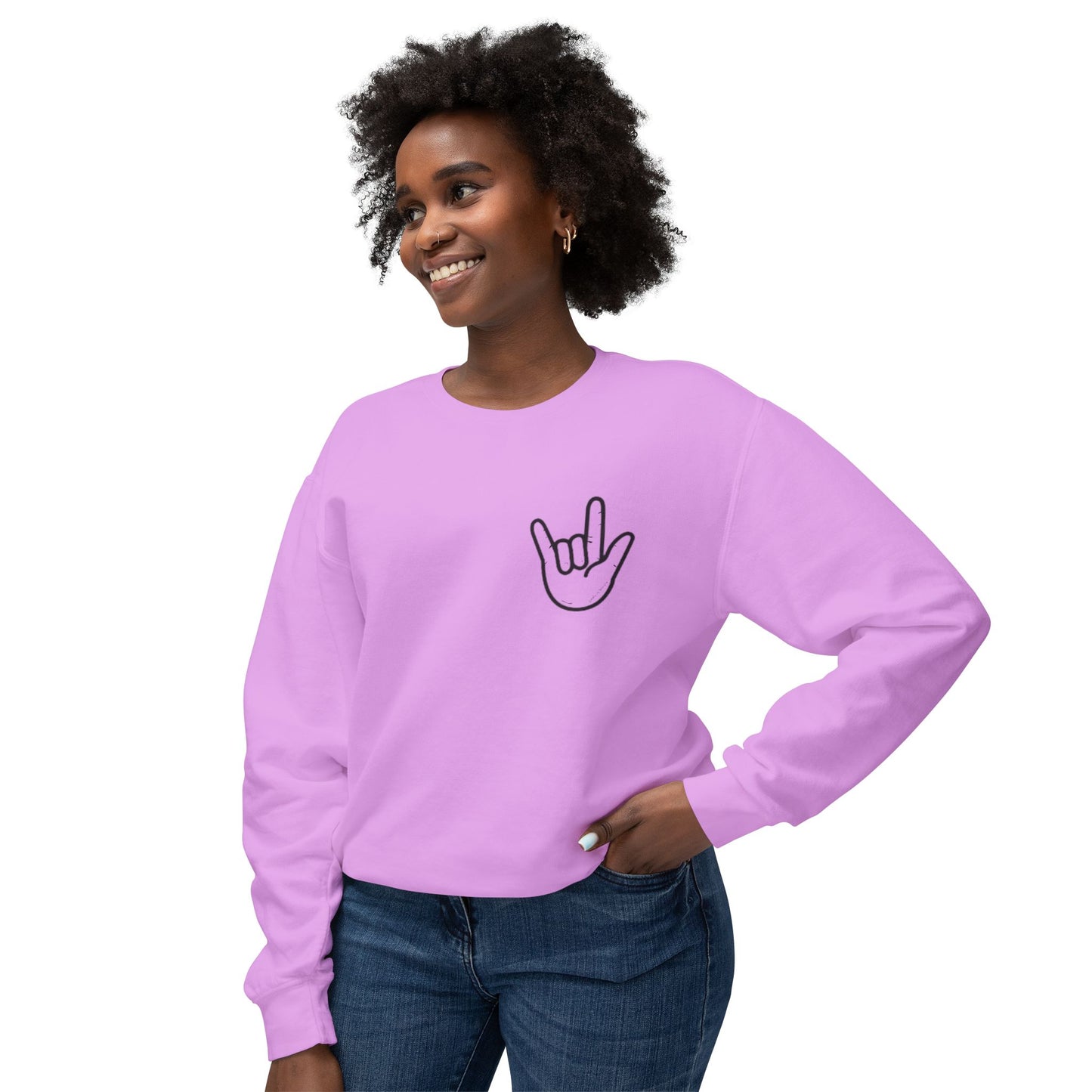ILY Unisex Crewneck Front/Back