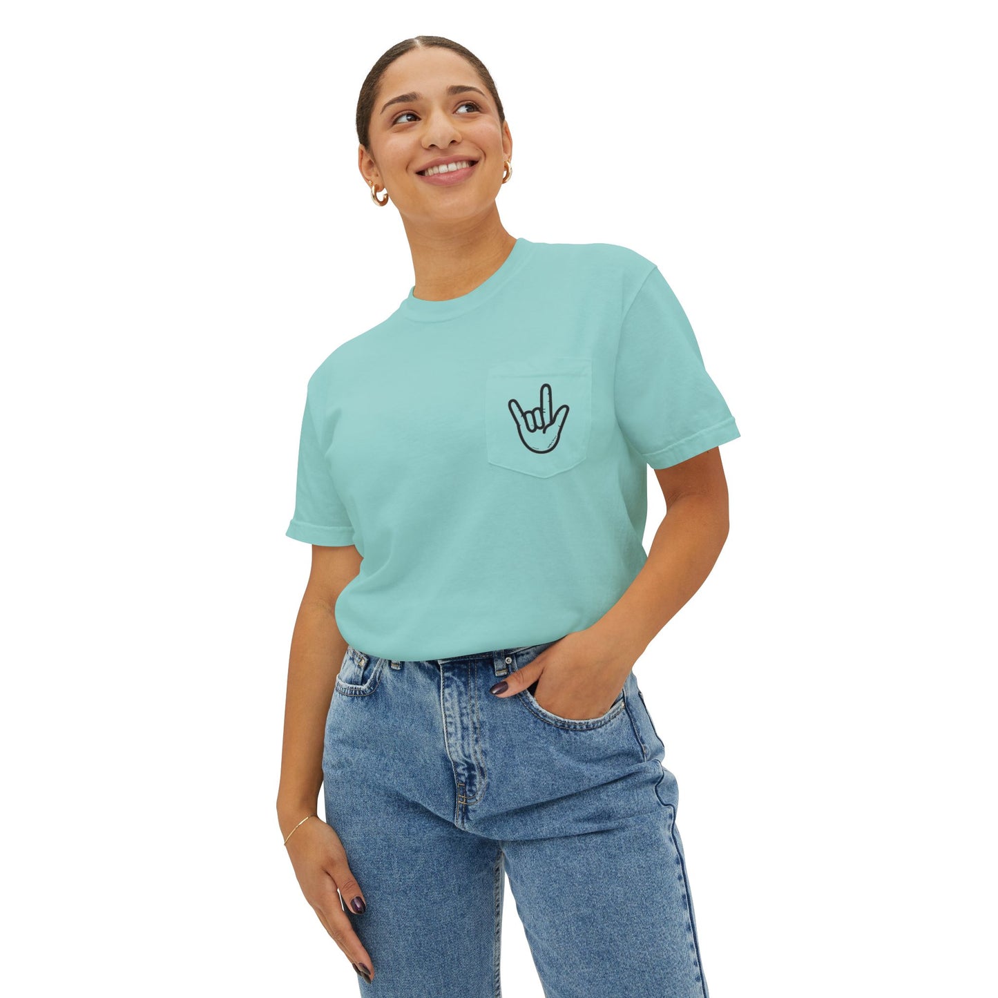 ILY Unisex Pocket T-Shirt