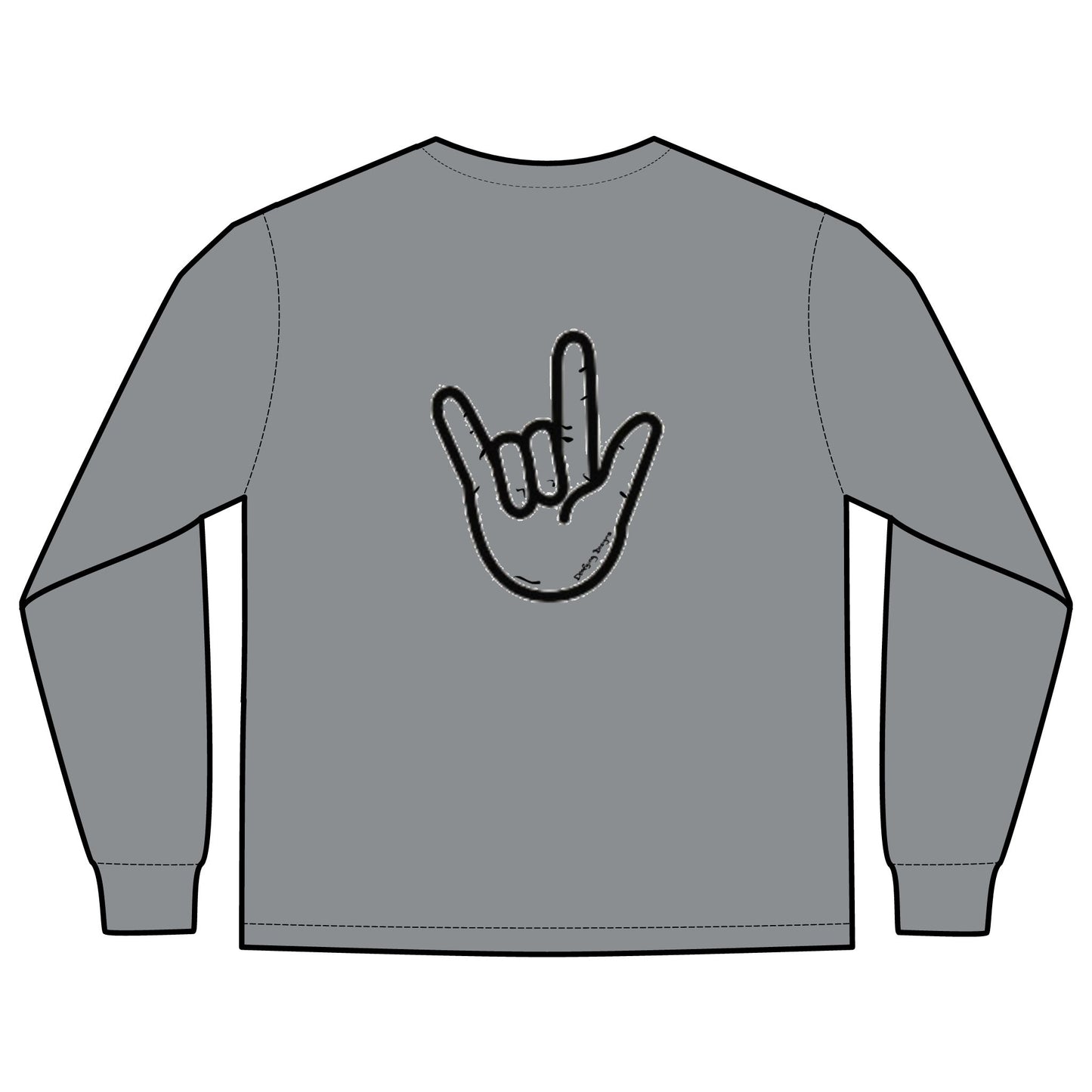 ILY Unisex Long Sleeve with Pocket
