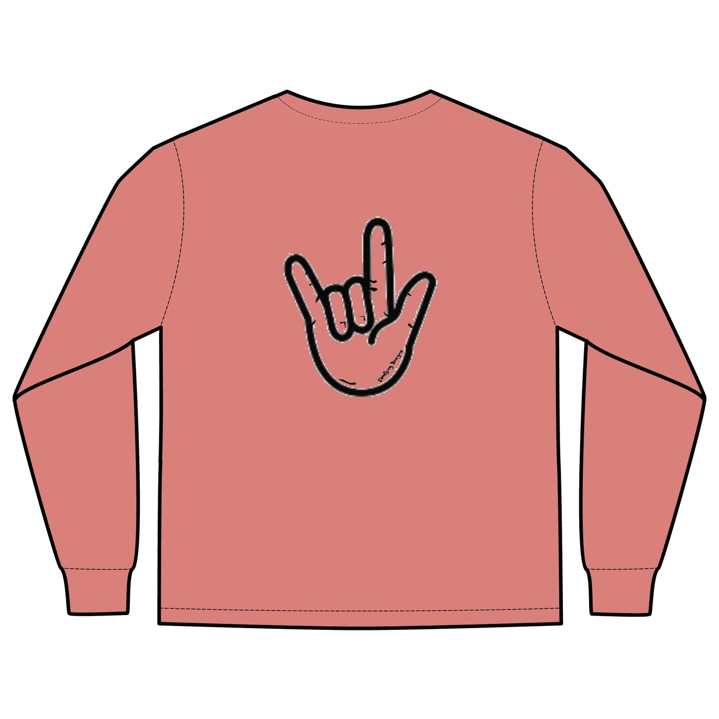 ILY Unisex Long Sleeve with Pocket