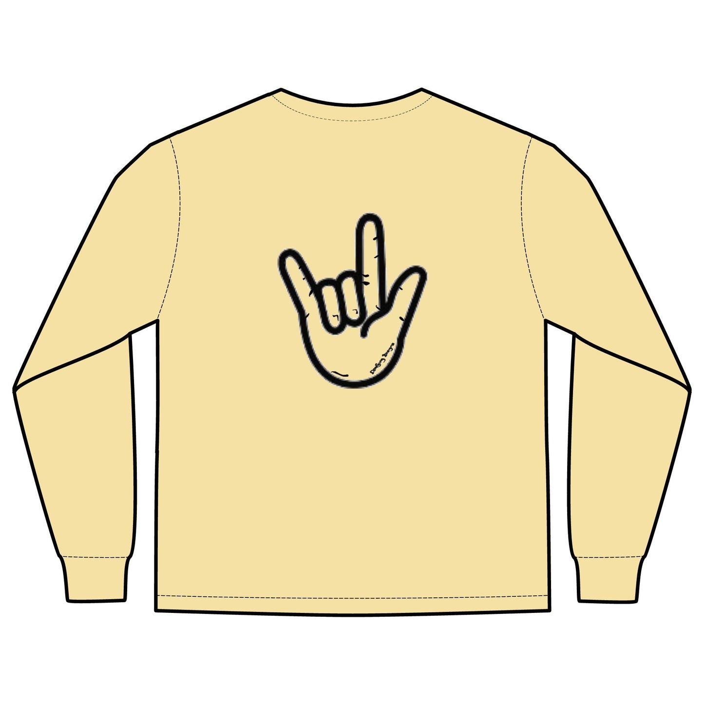 ILY Unisex Long Sleeve with Pocket