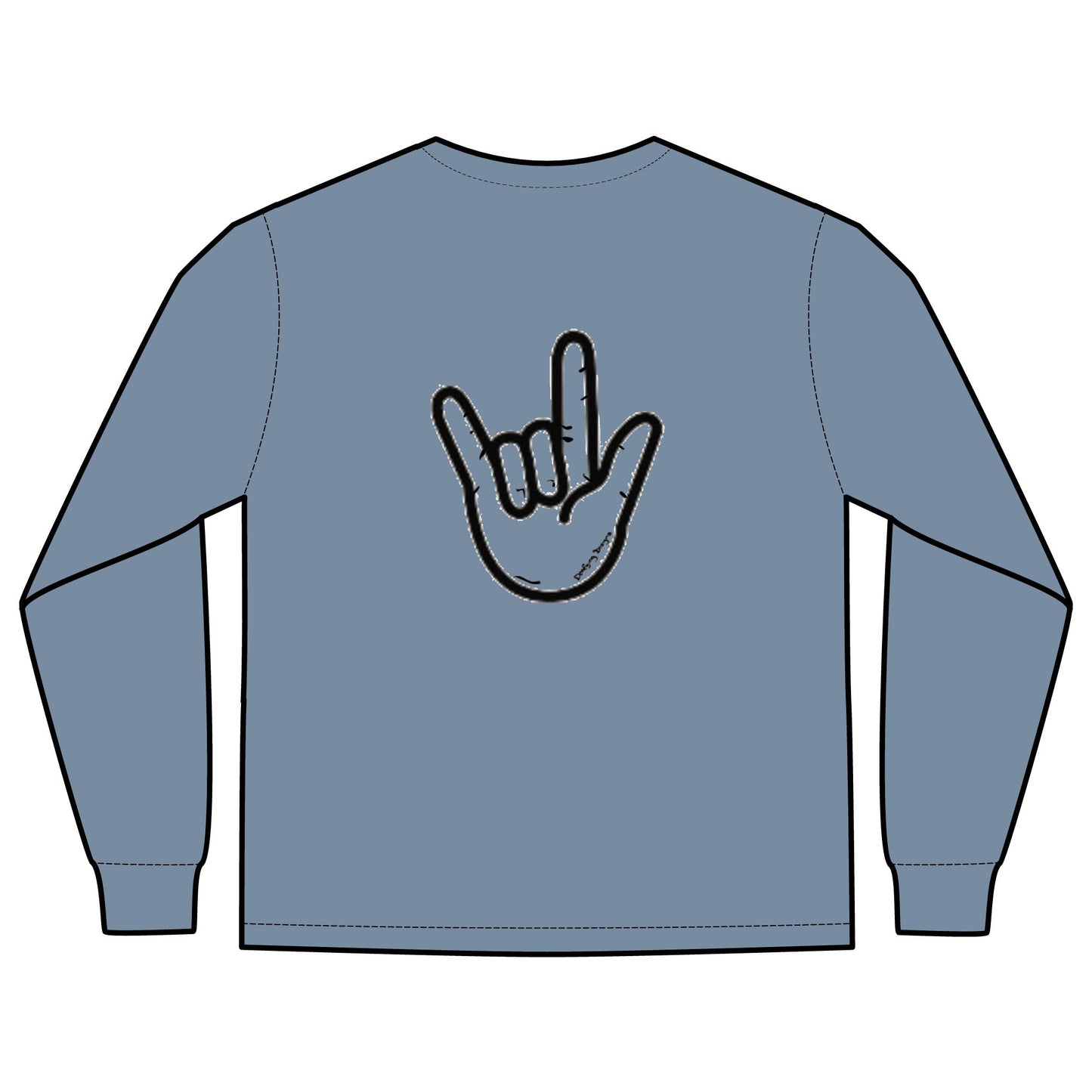 ILY Unisex Long Sleeve with Pocket