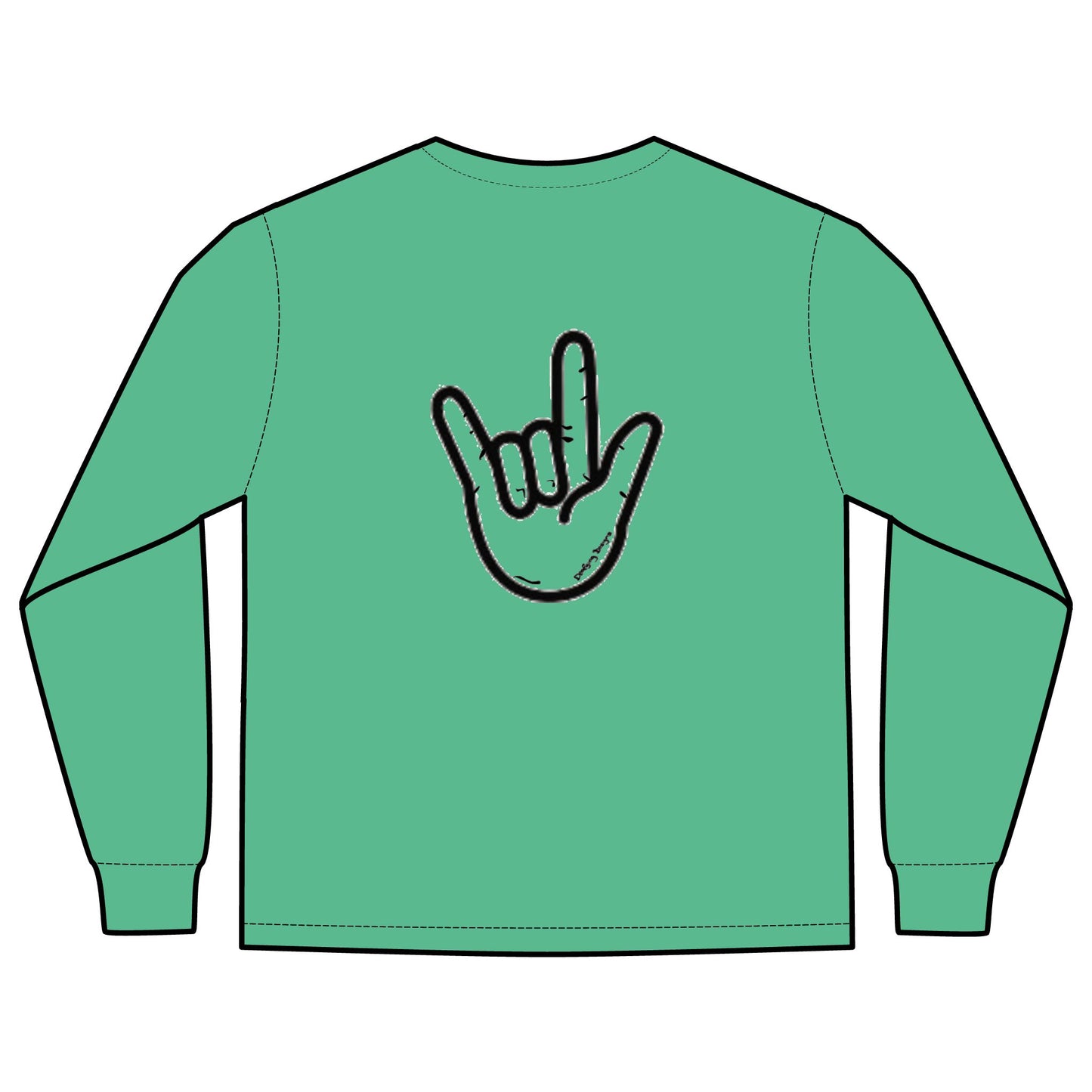 ILY Unisex Long Sleeve with Pocket