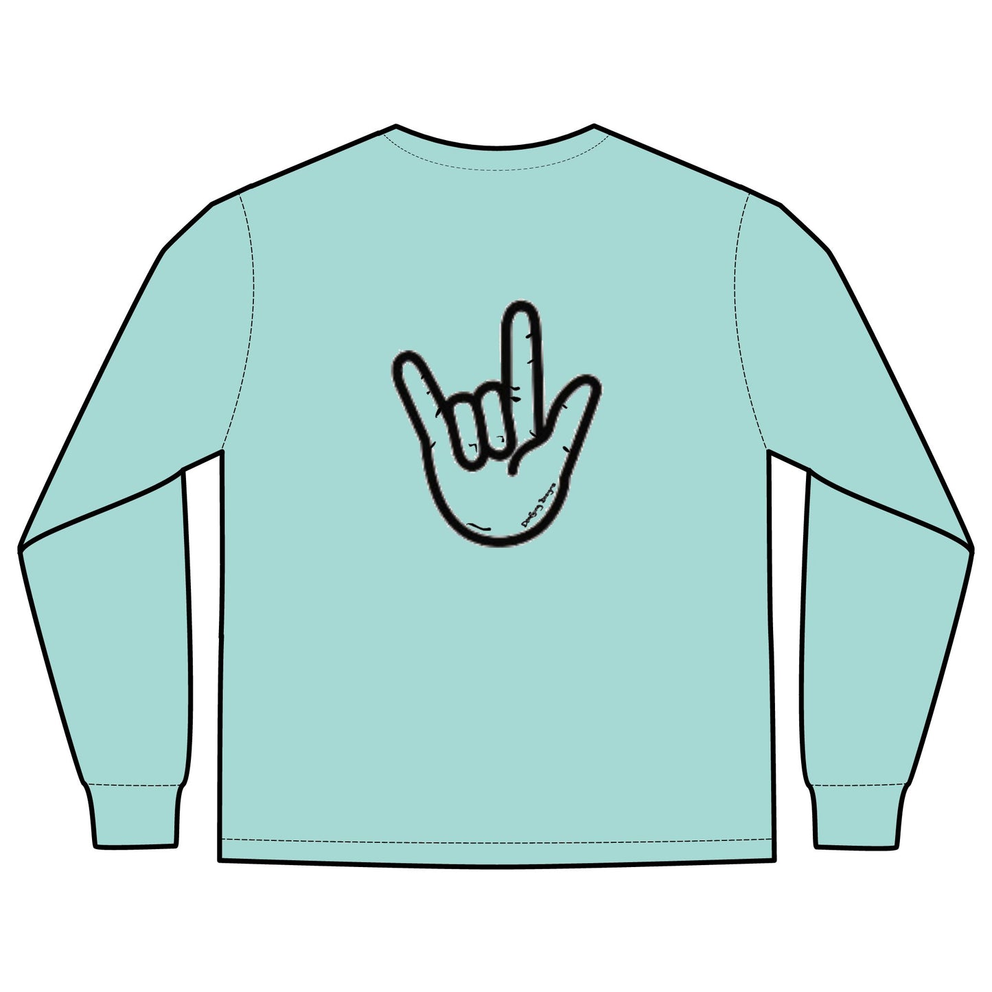 ILY Unisex Long Sleeve with Pocket