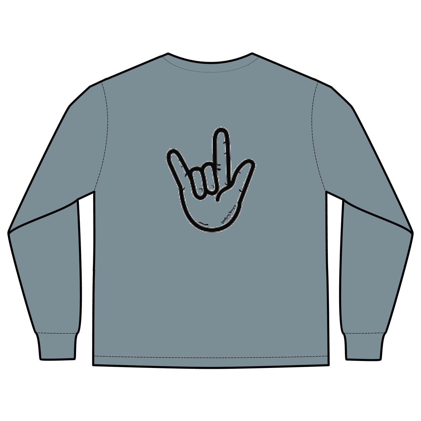 ILY Unisex Long Sleeve with Pocket