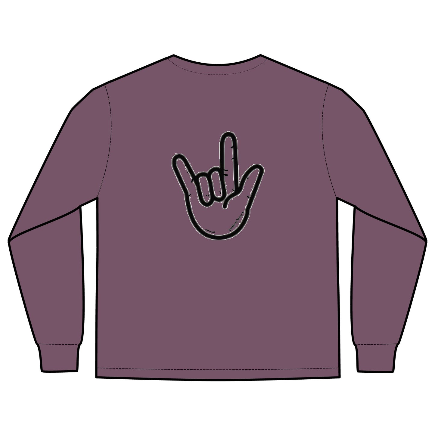 ILY Unisex Long Sleeve with Pocket