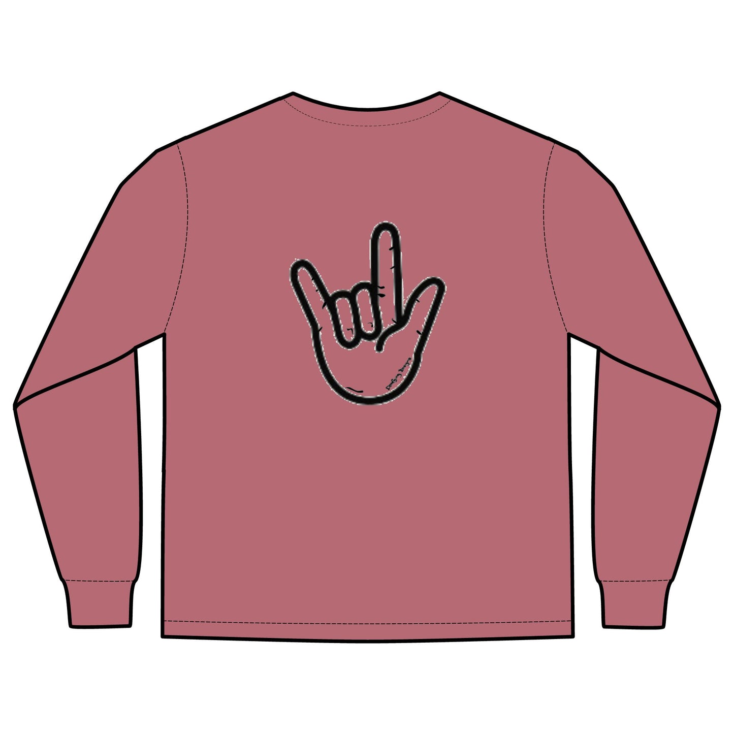 ILY Unisex Long Sleeve with Pocket