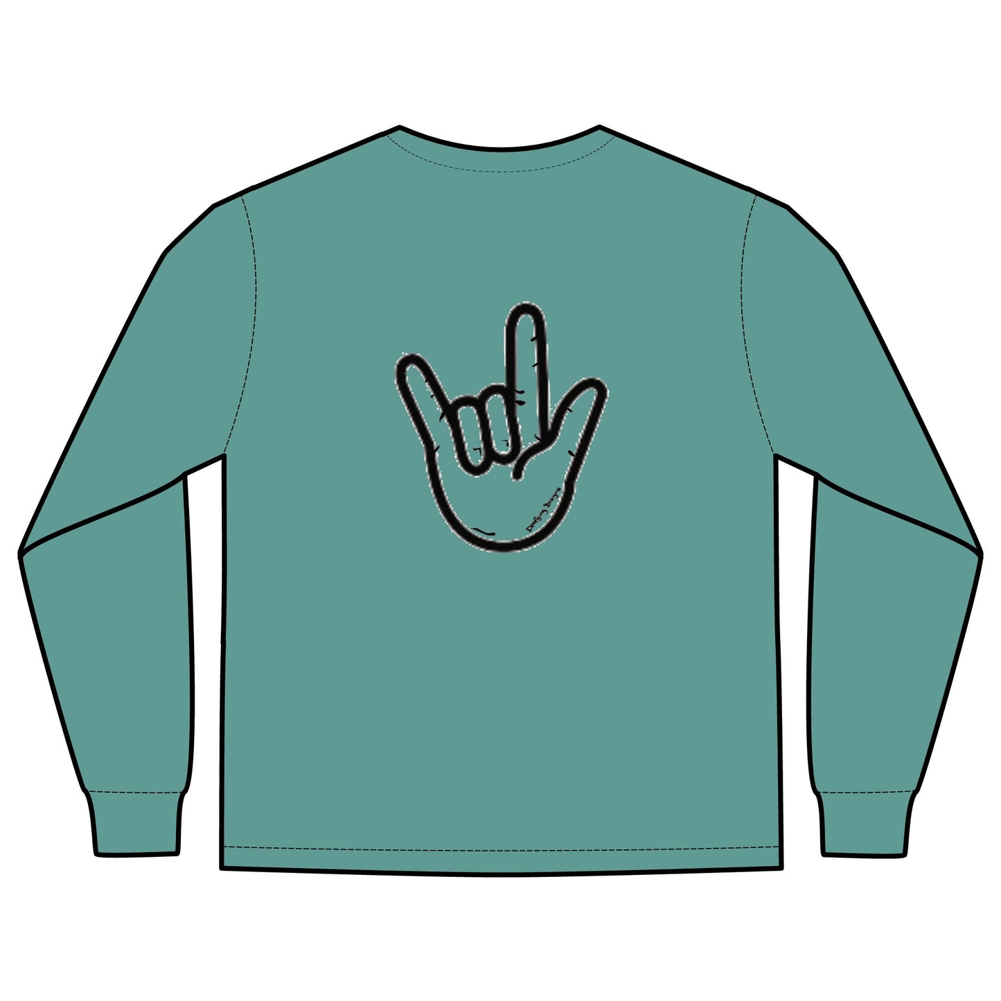 ILY Unisex Long Sleeve with Pocket