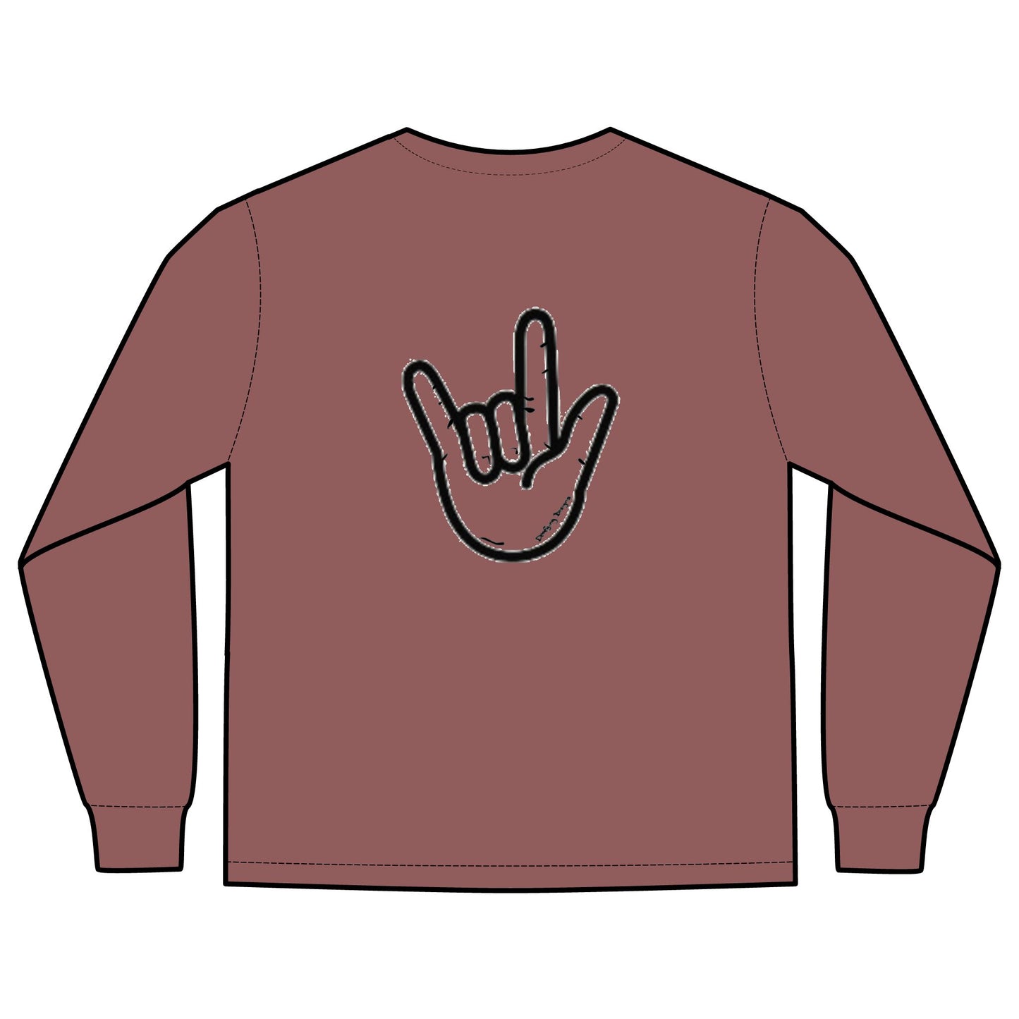 ILY Unisex Long Sleeve with Pocket