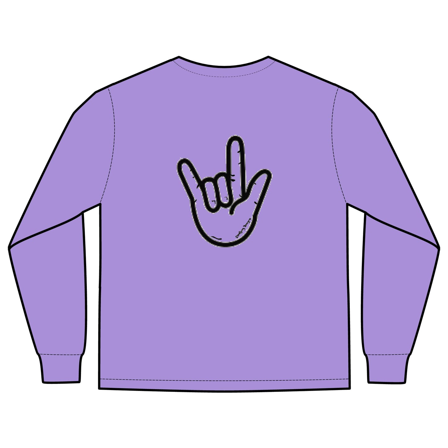 ILY Unisex Long Sleeve with Pocket