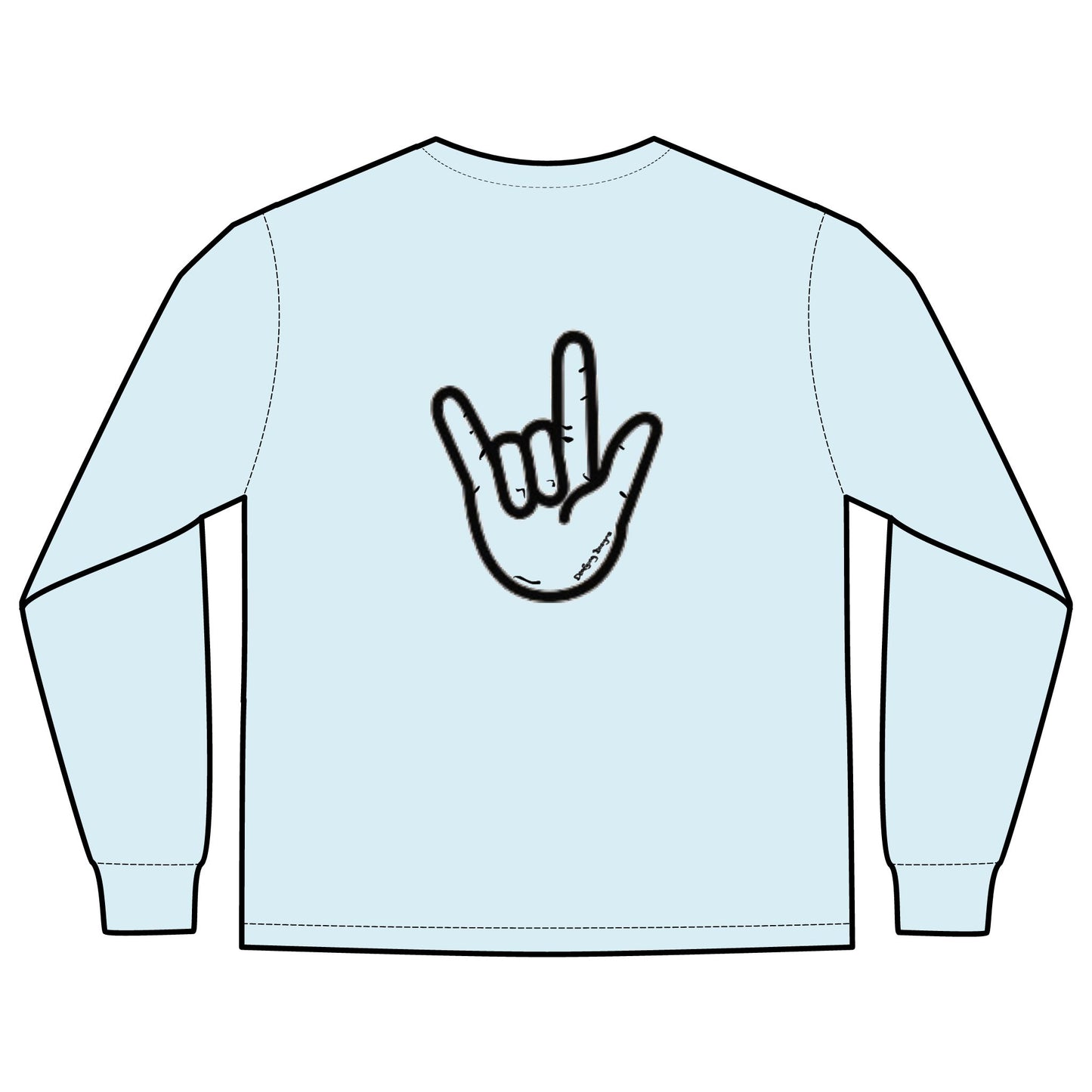ILY Unisex Long Sleeve with Pocket