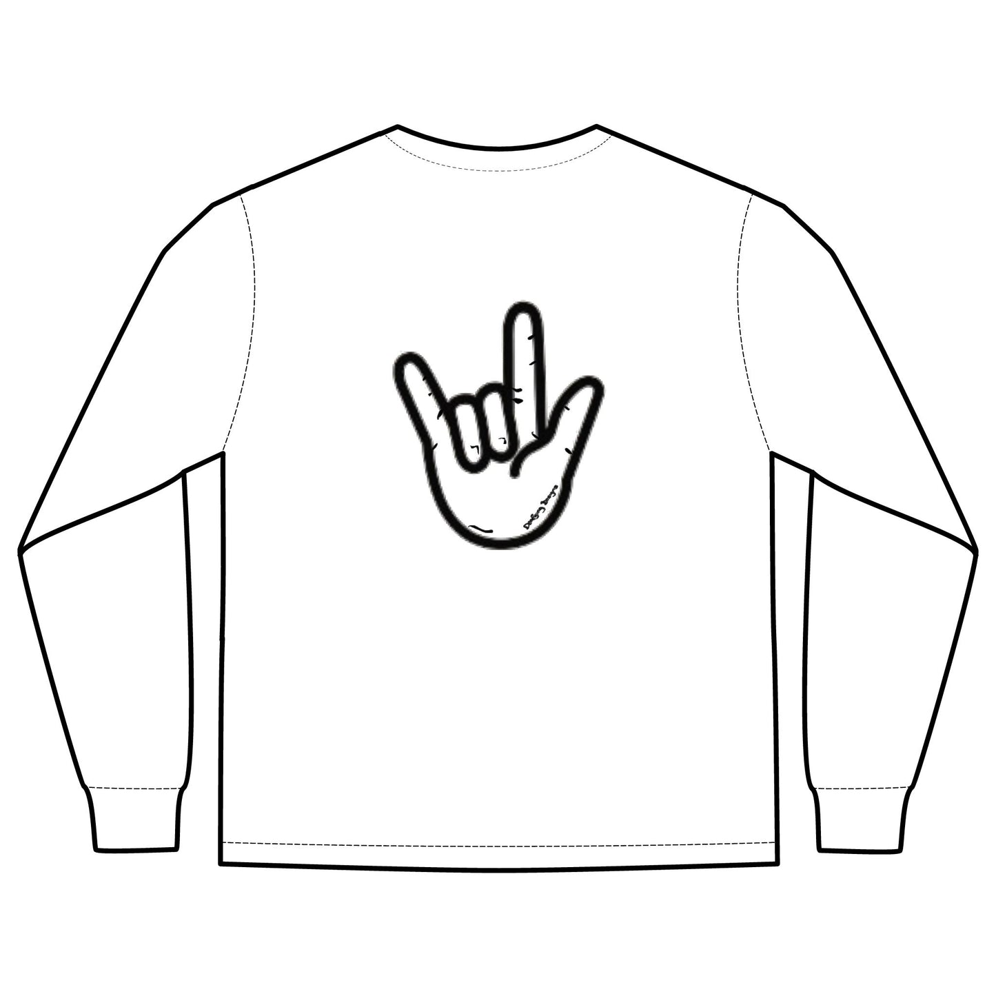 ILY Unisex Long Sleeve with Pocket
