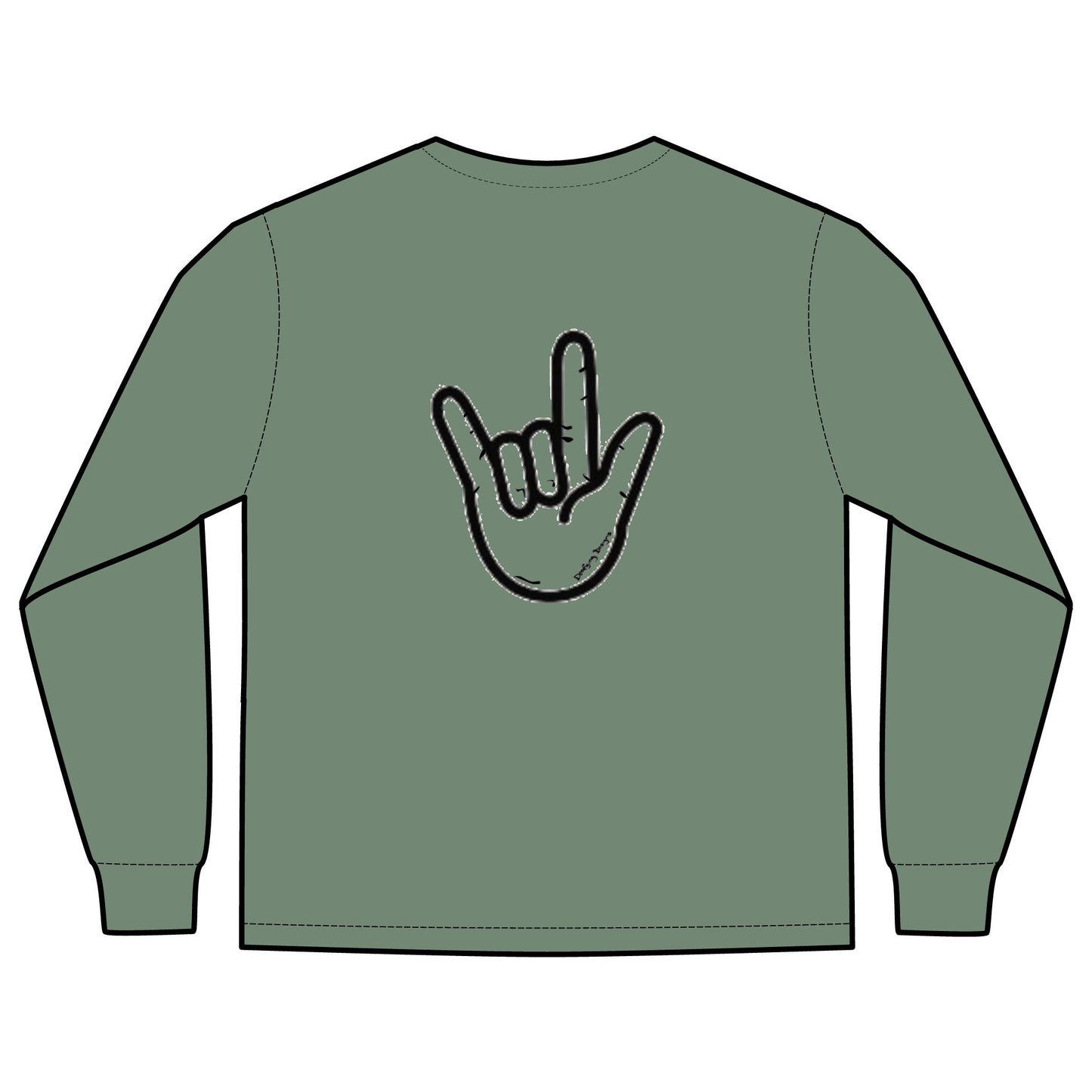 ILY Unisex Long Sleeve with Pocket