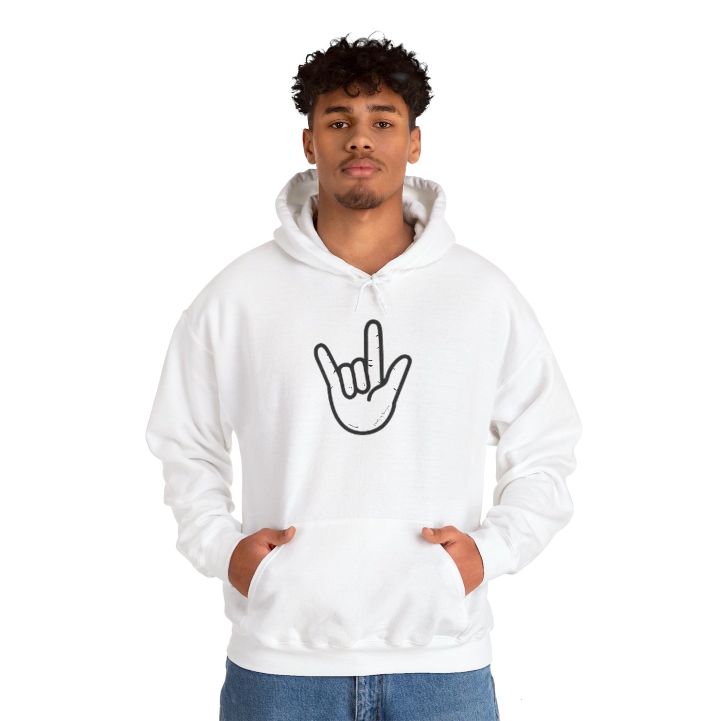ILY Unisex Hooded Sweatshirt