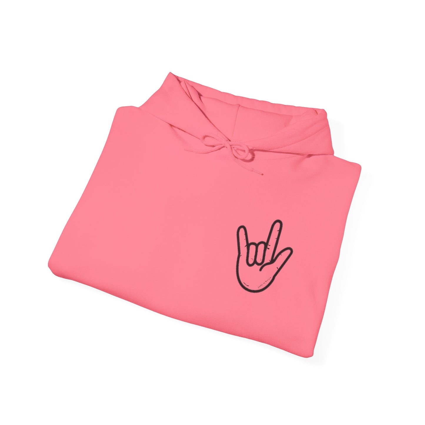 ILY Unisex Hooded Sweatshirt Front/Back