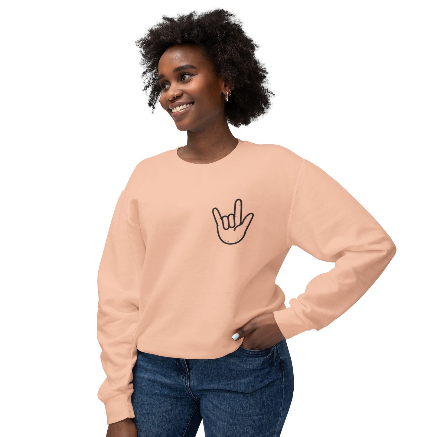 ILY Unisex Crewneck Front/Back