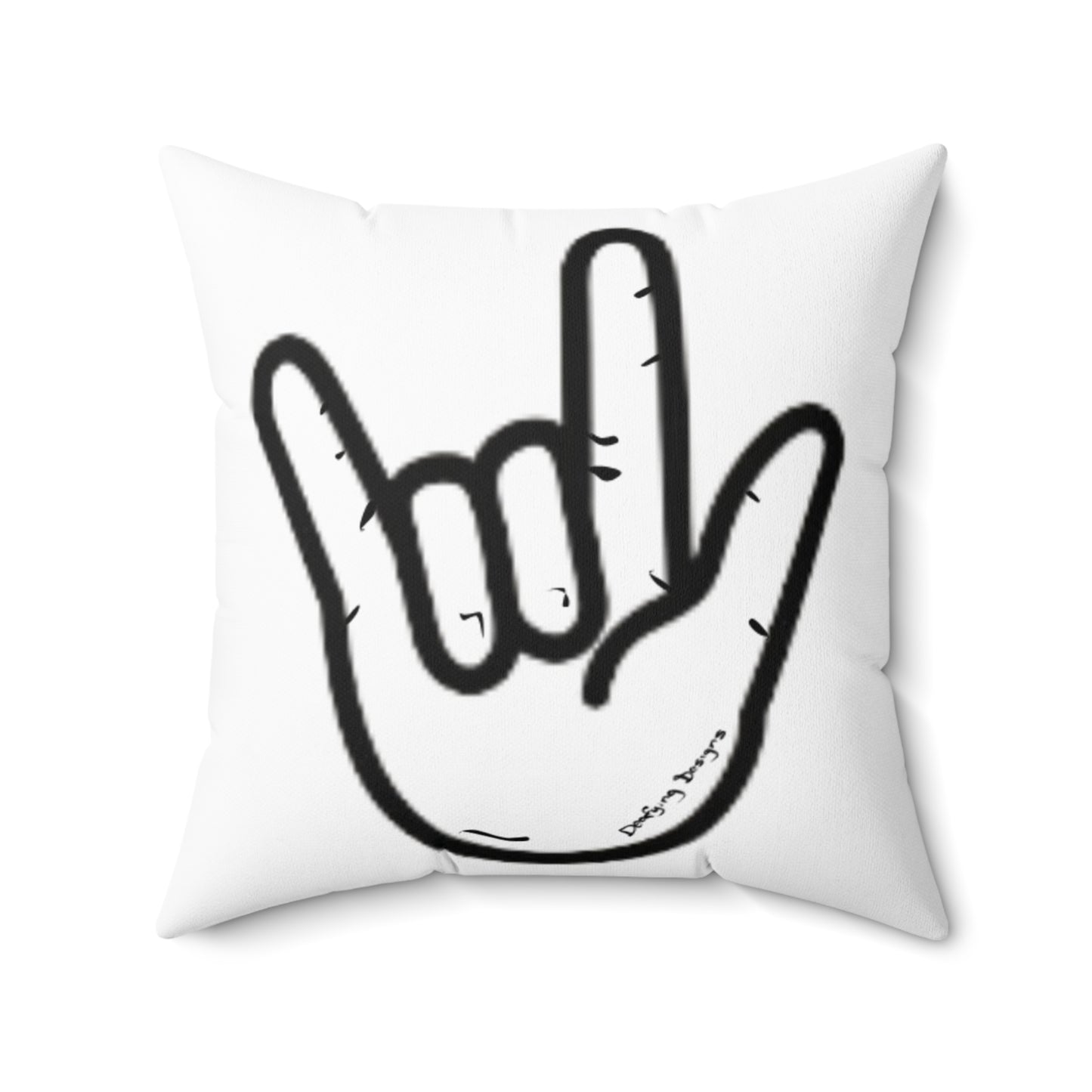 ILY Square Pillow
