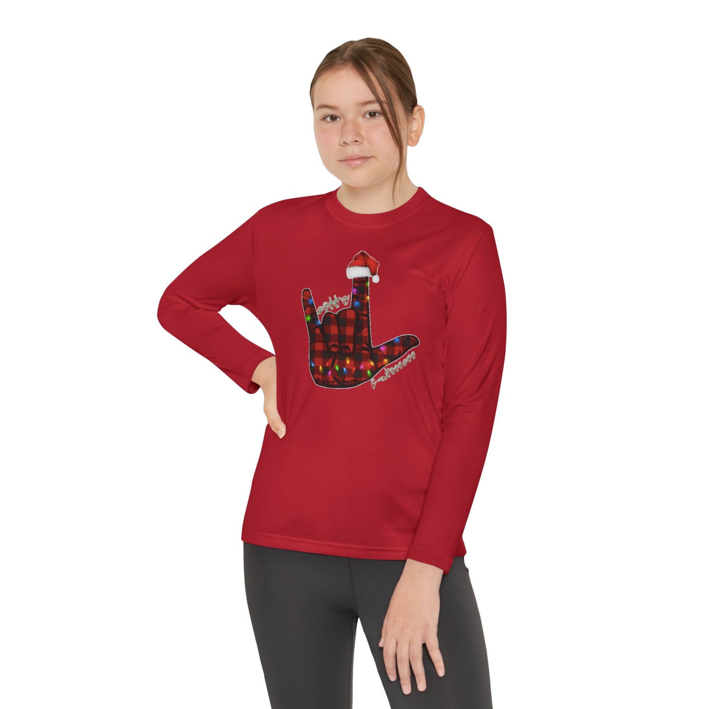 Merry Christmas ILY Youth Unisex Long Sleeve