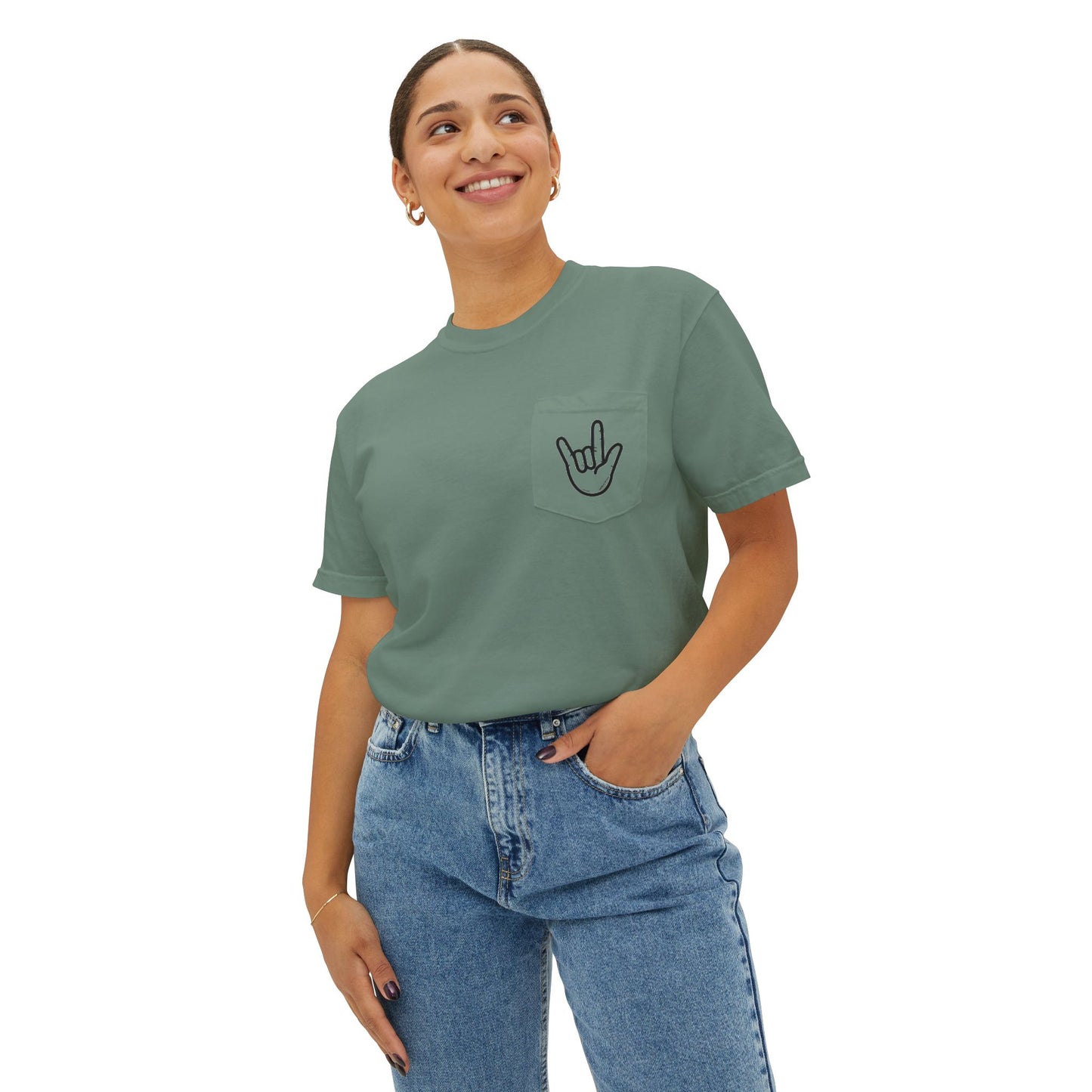 ILY Unisex Pocket T-Shirt
