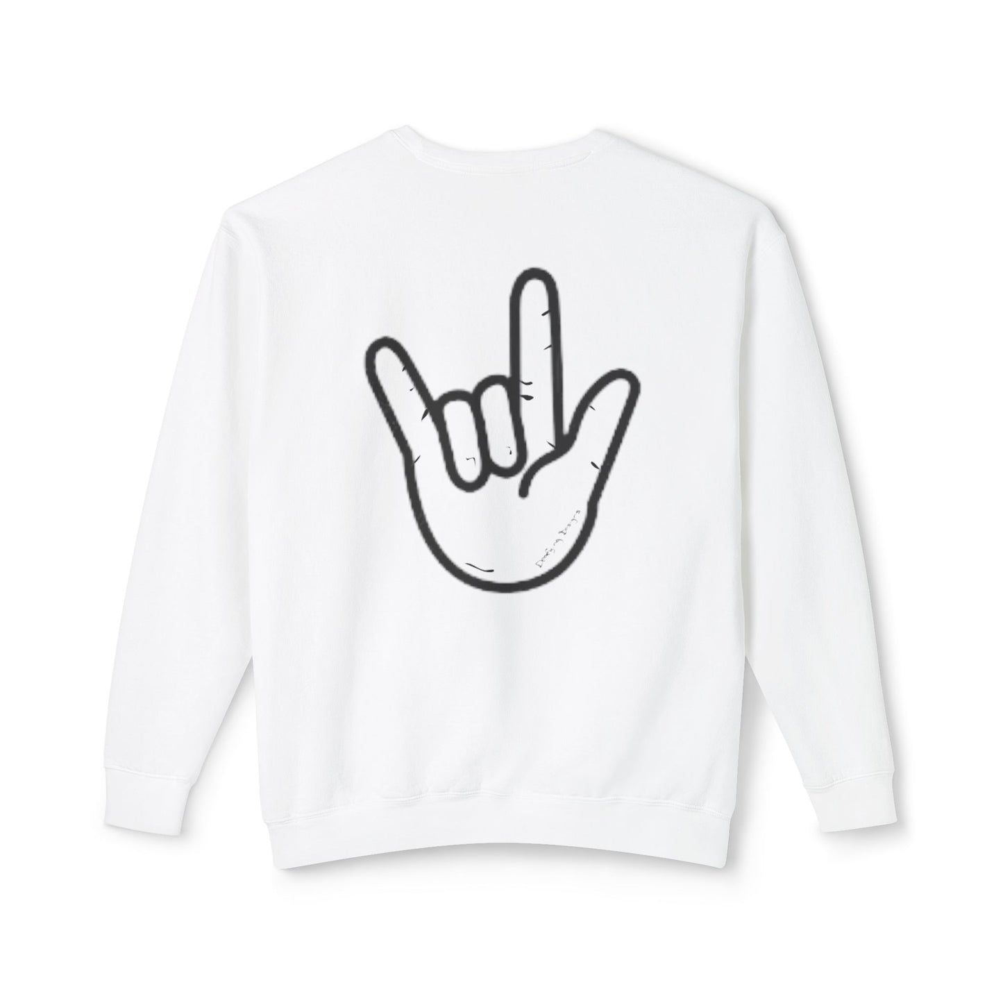 ILY Unisex Crewneck Front/Back
