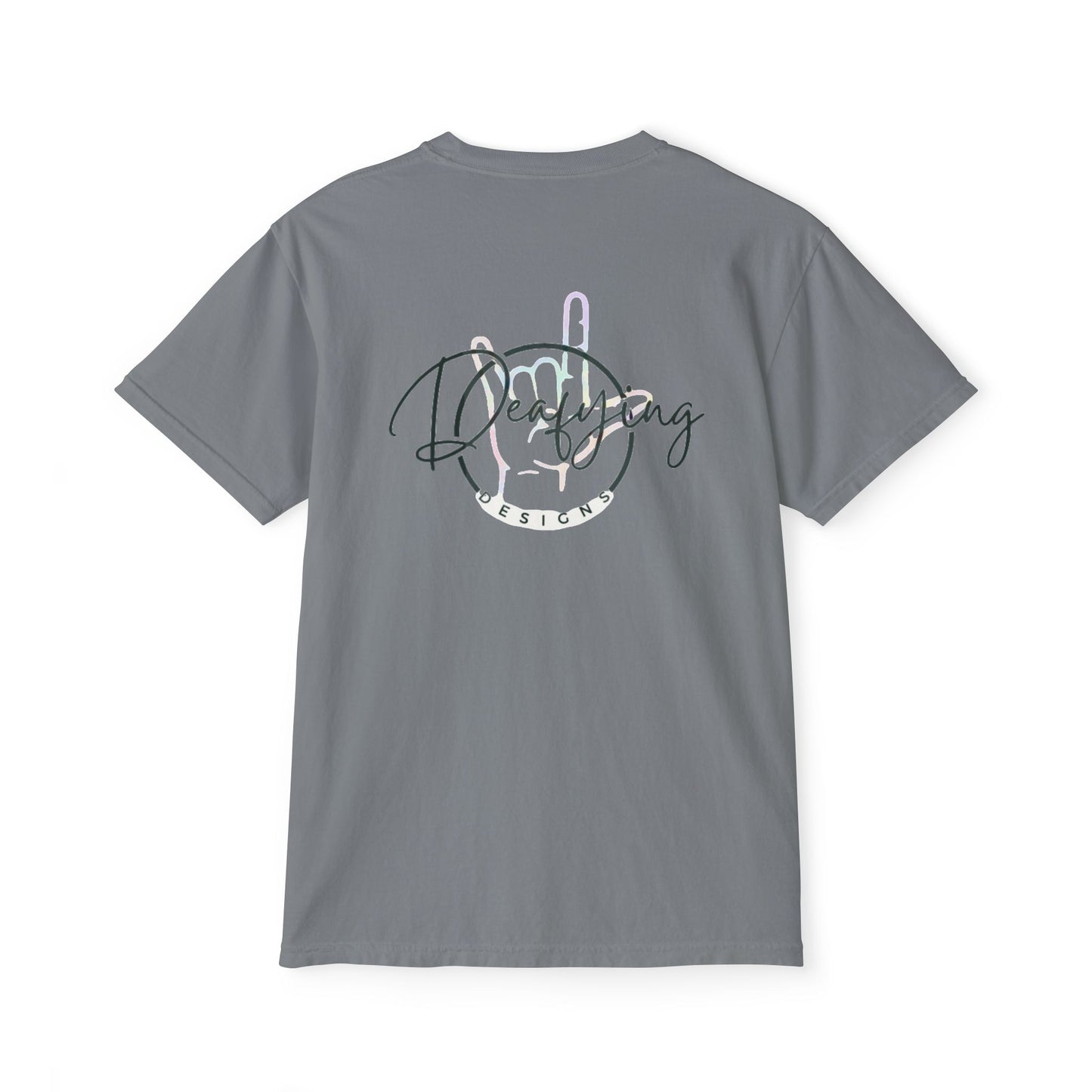 Deafying Designs Unisex Pocket T-Shirt