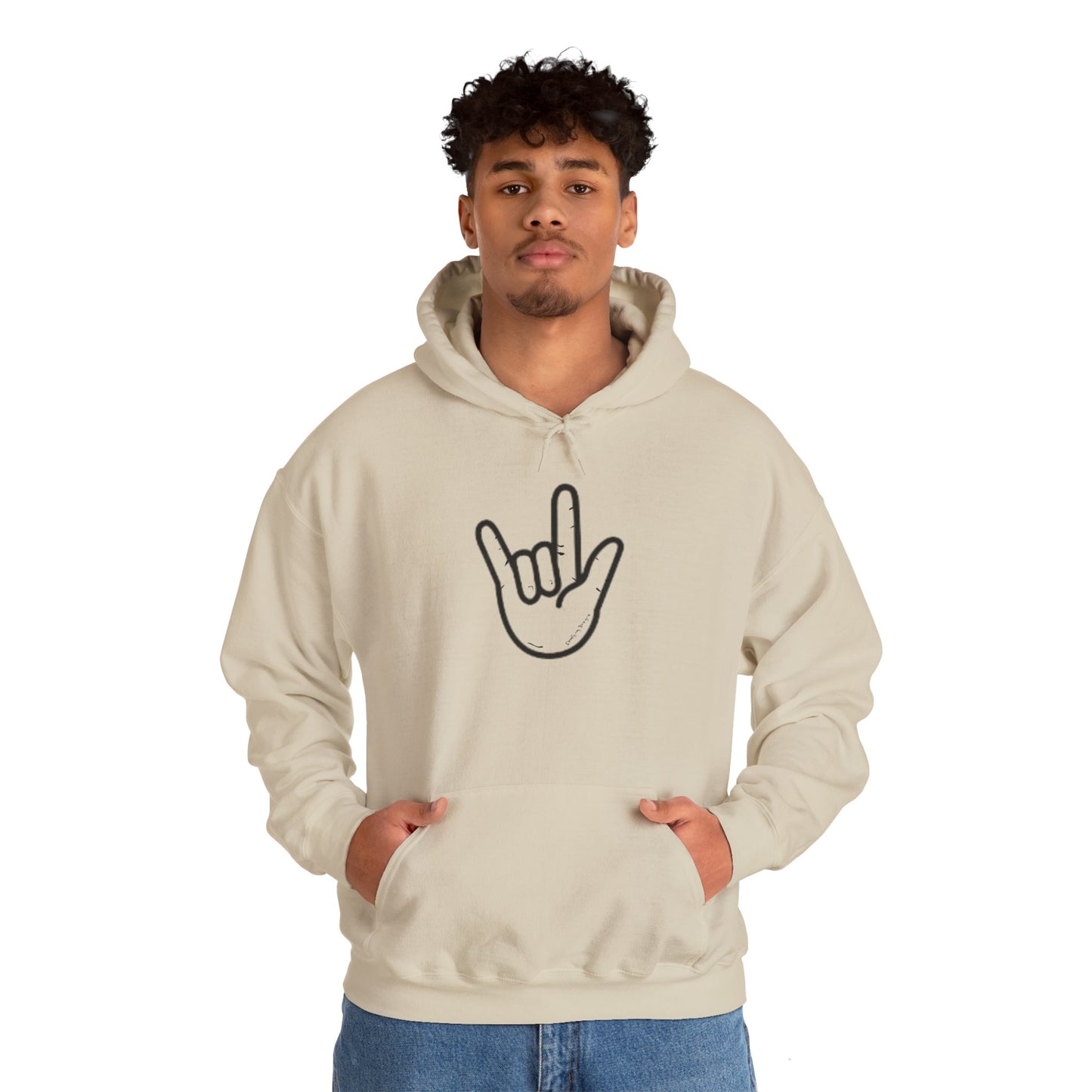 ILY Unisex Hooded Sweatshirt