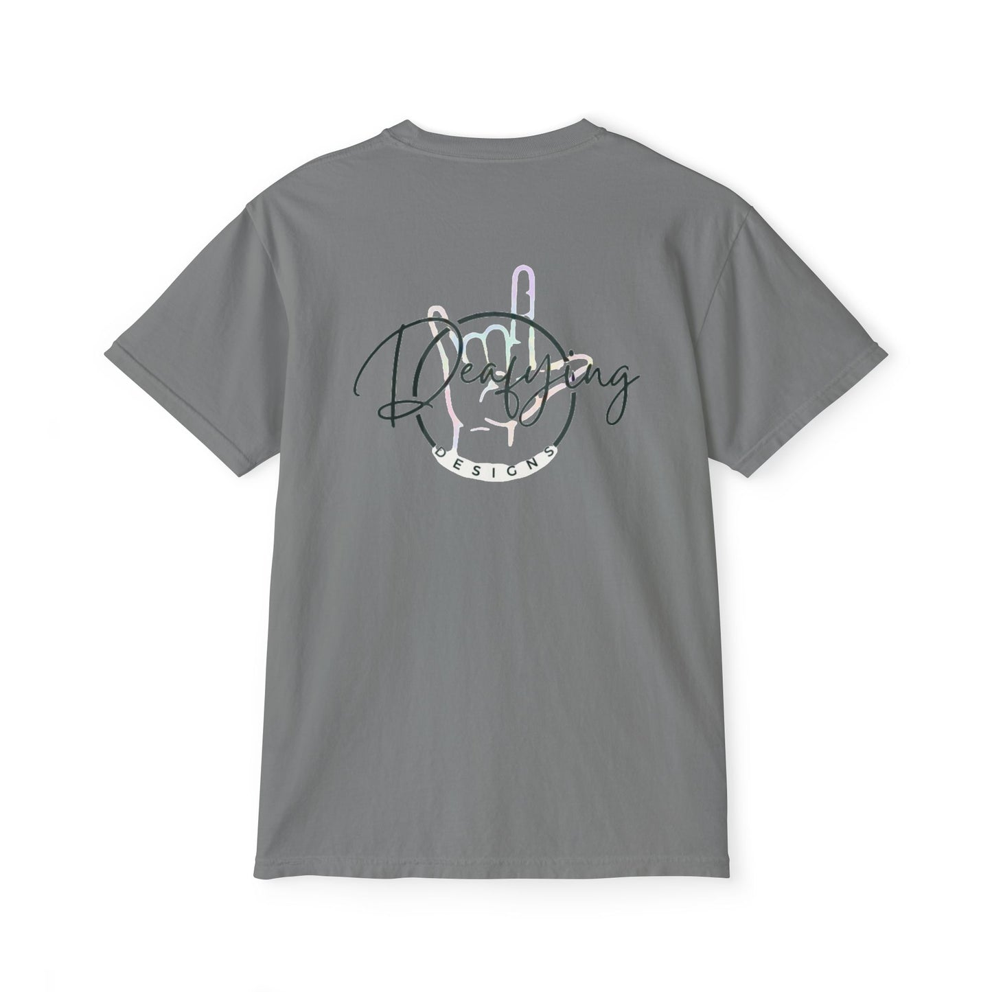 Deafying Designs Unisex Pocket T-Shirt