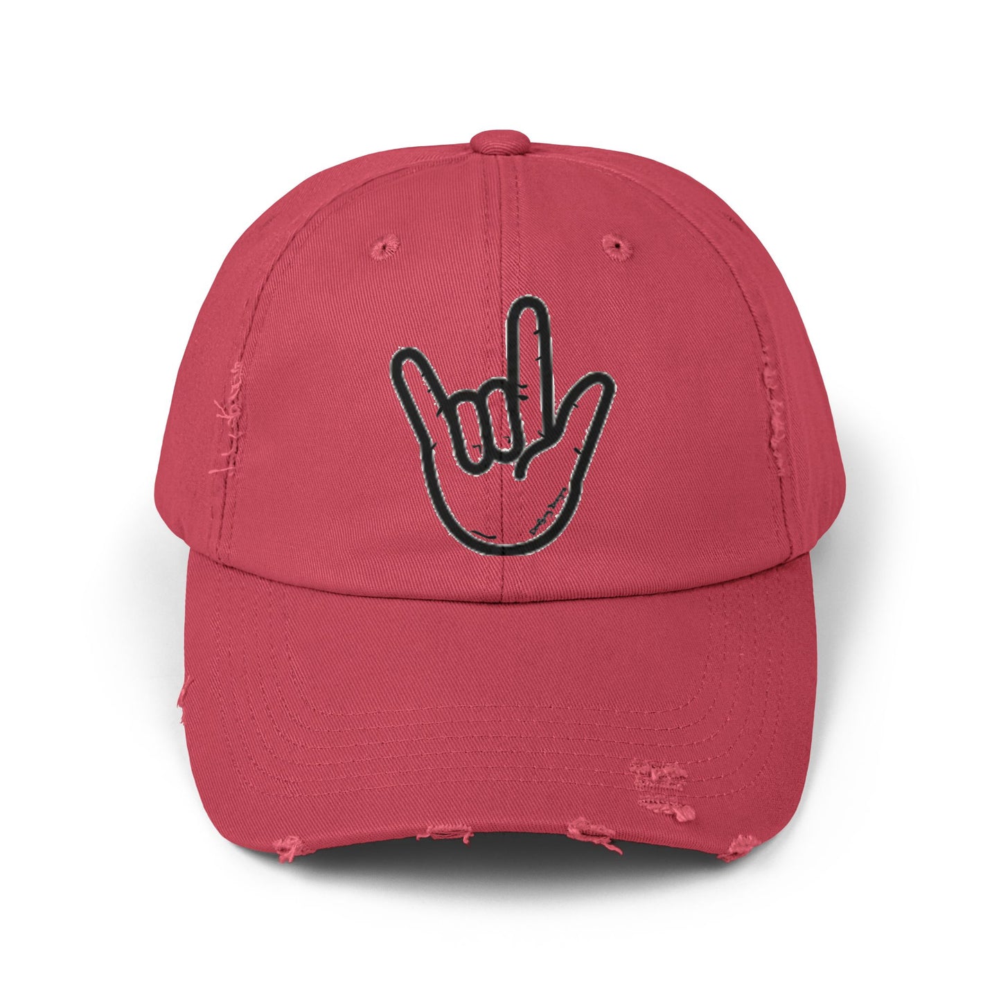 ILY Unisex Distressed Baseball Hat