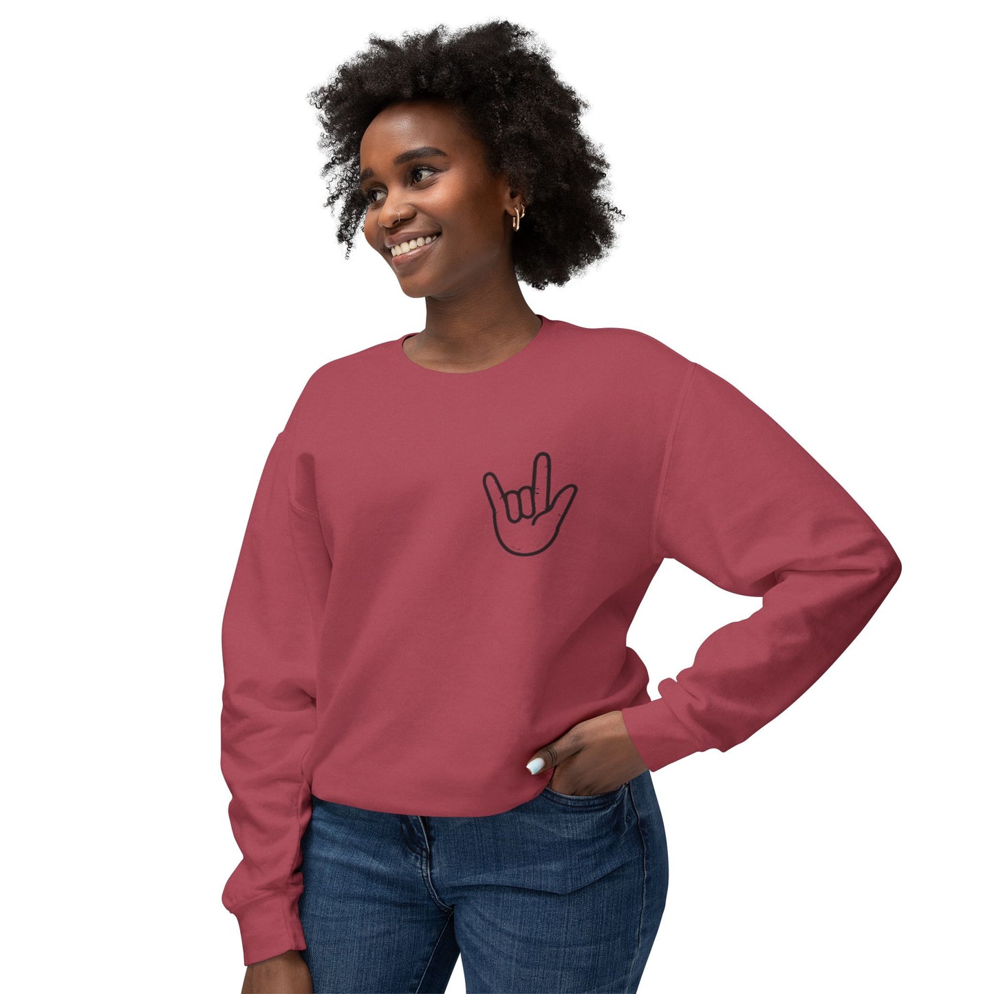 ILY Unisex Crewneck Front/Back