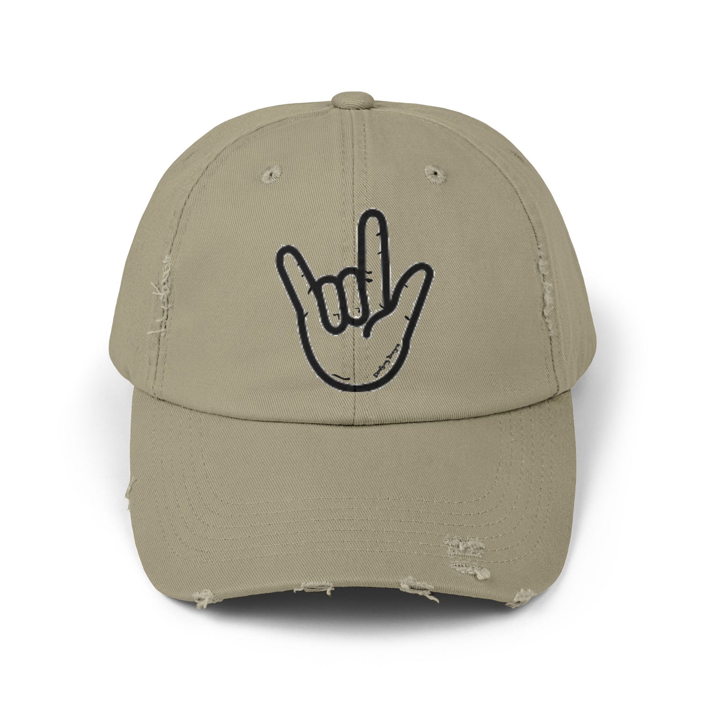ILY Unisex Distressed Baseball Hat