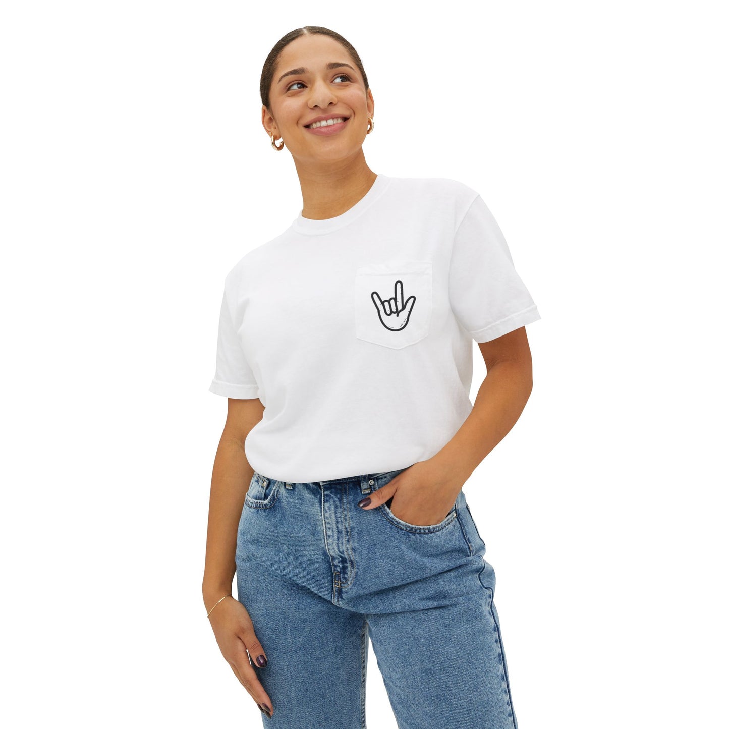 ILY Unisex Pocket T-Shirt