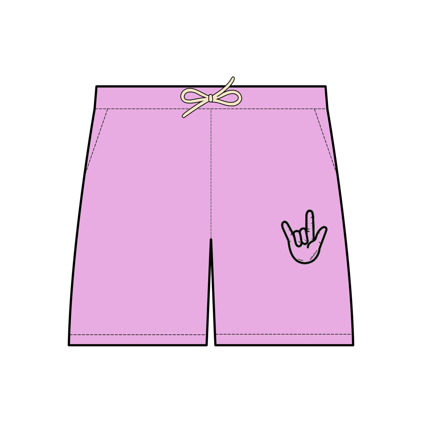 ILY Unisex Fleece Sweat Shorts