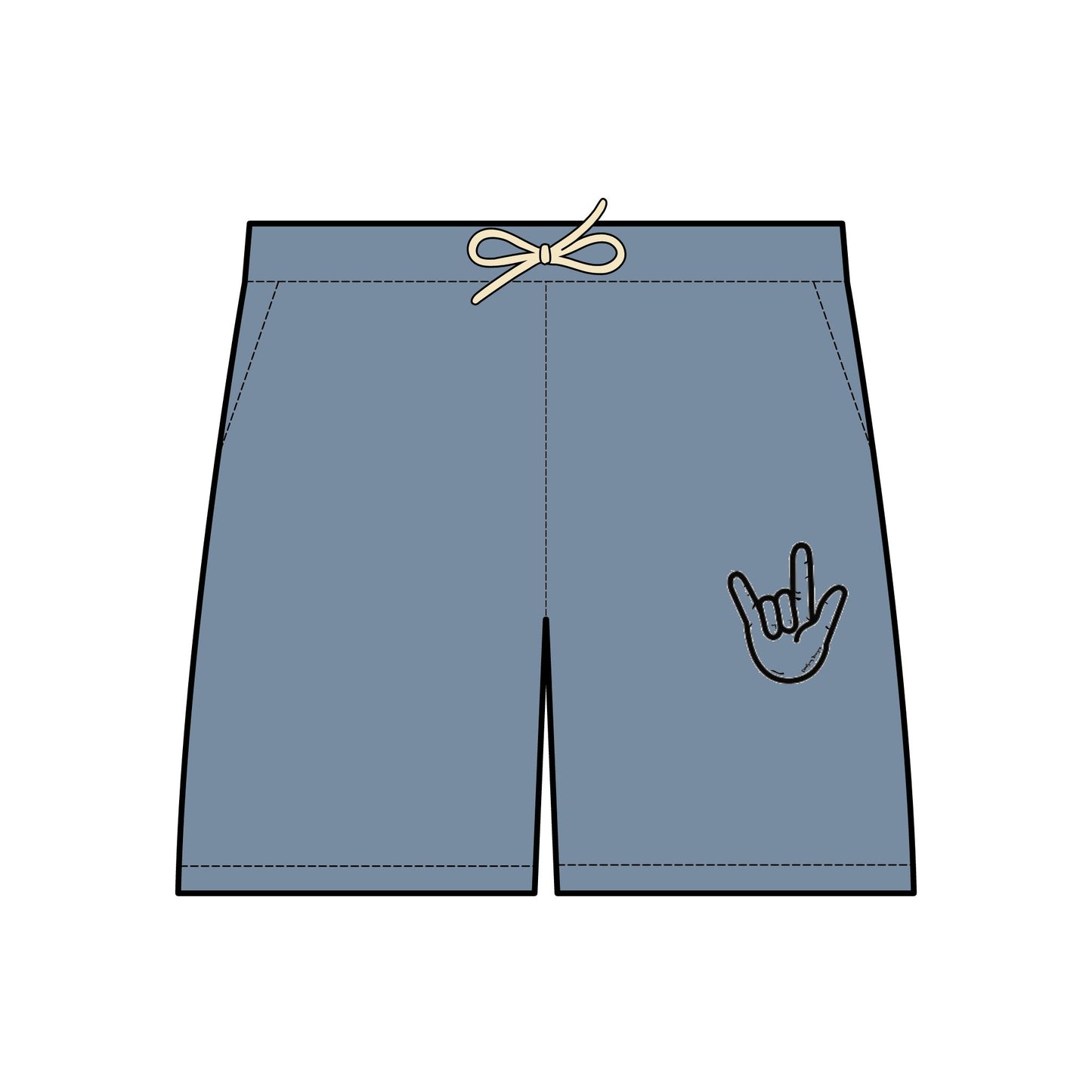 ILY Unisex Fleece Sweat Shorts